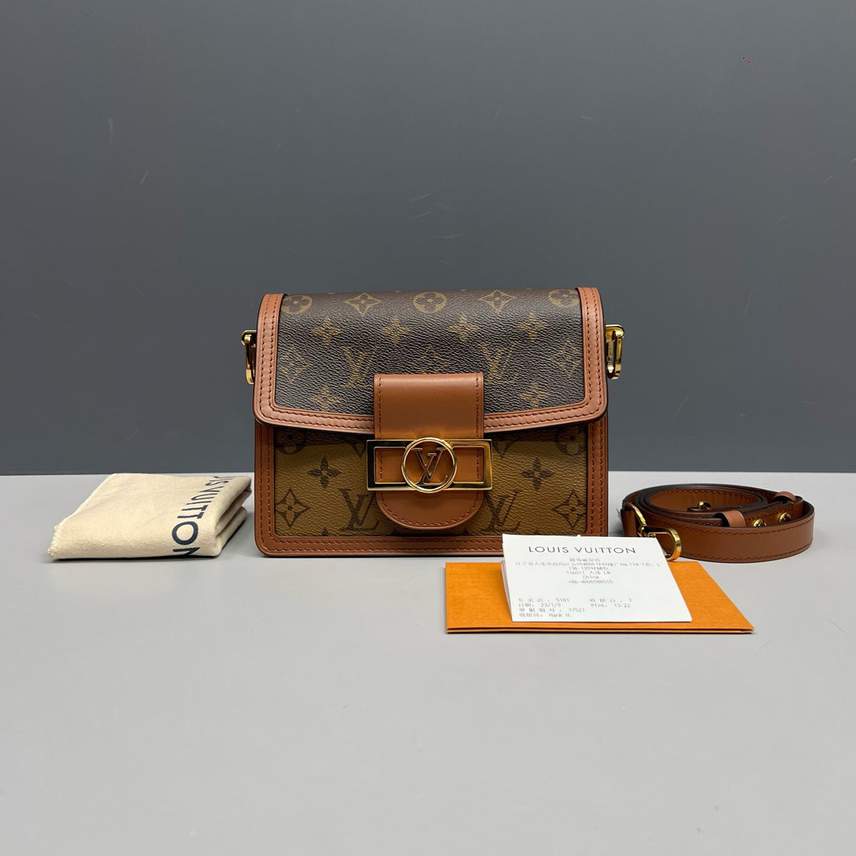 Louis Vuitton - Dauphine Small - Cloth - Brown - (small)