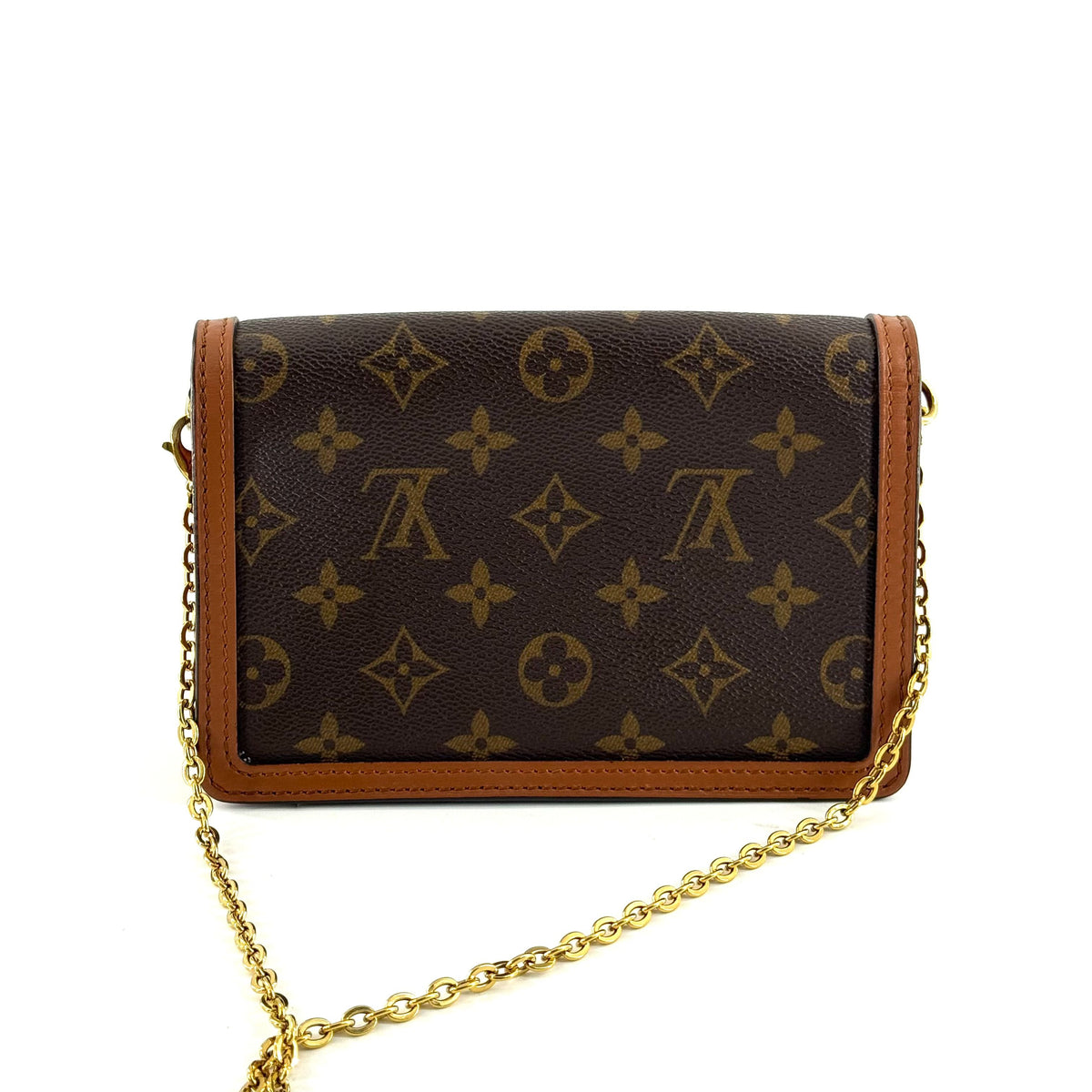 Louis Vuitton - Dauphine WOC - Leather - Brown - (mini)