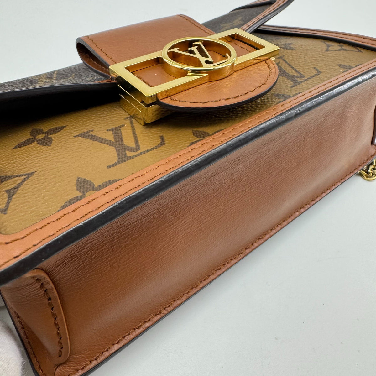 Louis Vuitton - Dauphine WOC - Leather - Brown - (mini)
