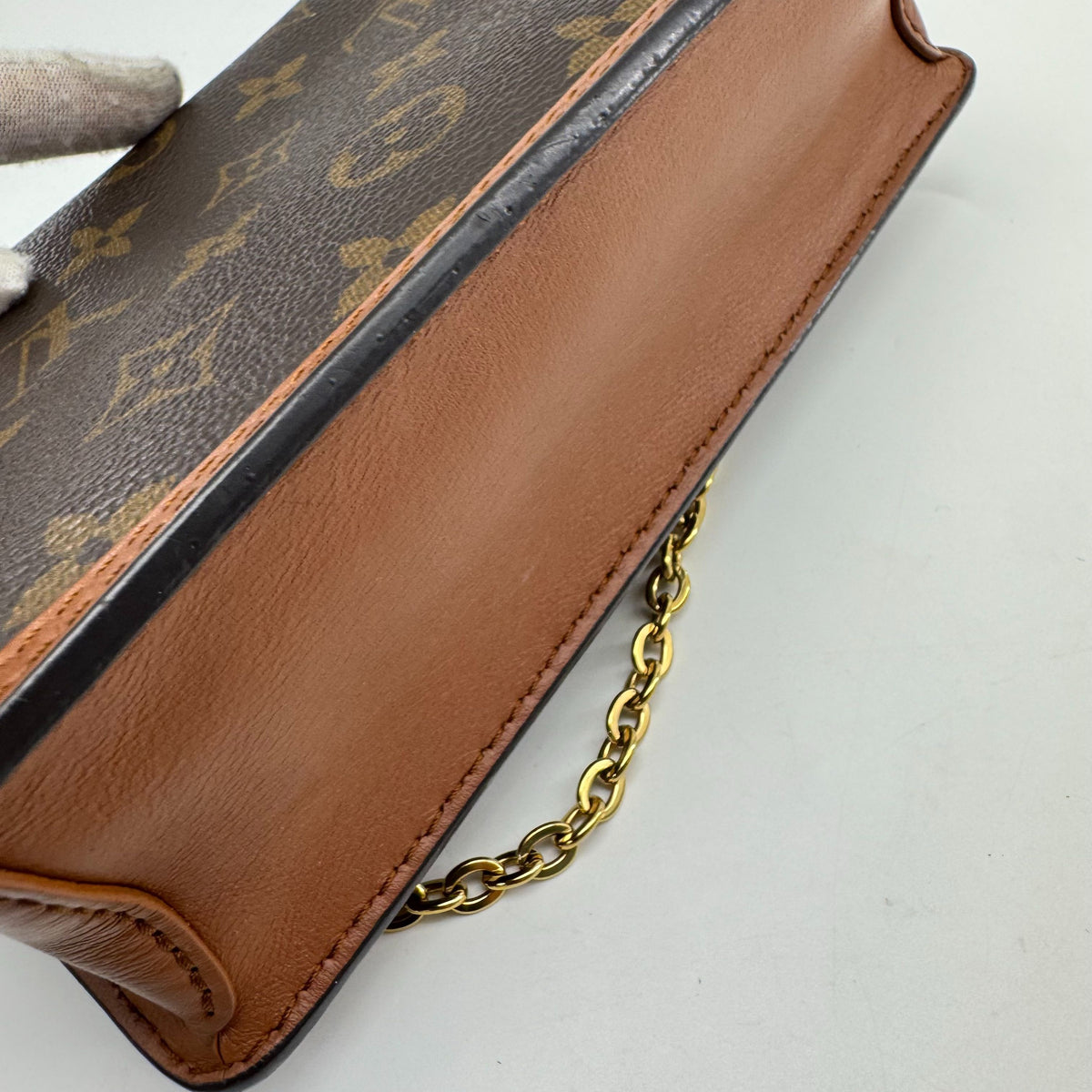 Louis Vuitton - Dauphine WOC - Leather - Brown - (mini)