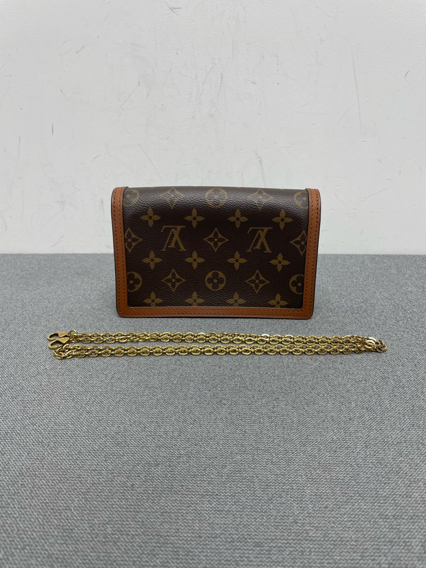 Louis Vuitton - Dauphine WOC - Synthetic - Brown - (mini)