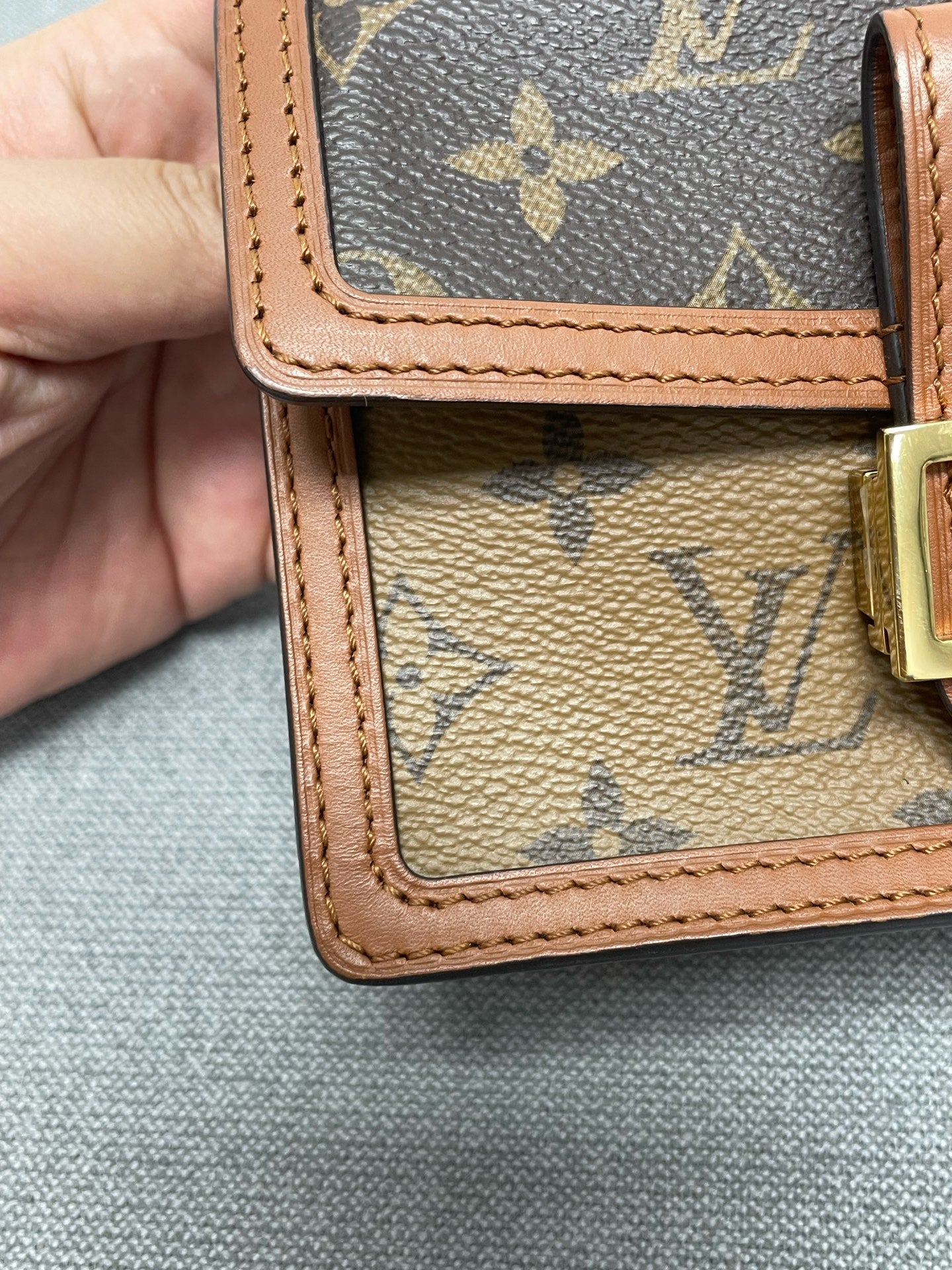 Louis Vuitton - Dauphine WOC - Synthetic - Brown - (mini)