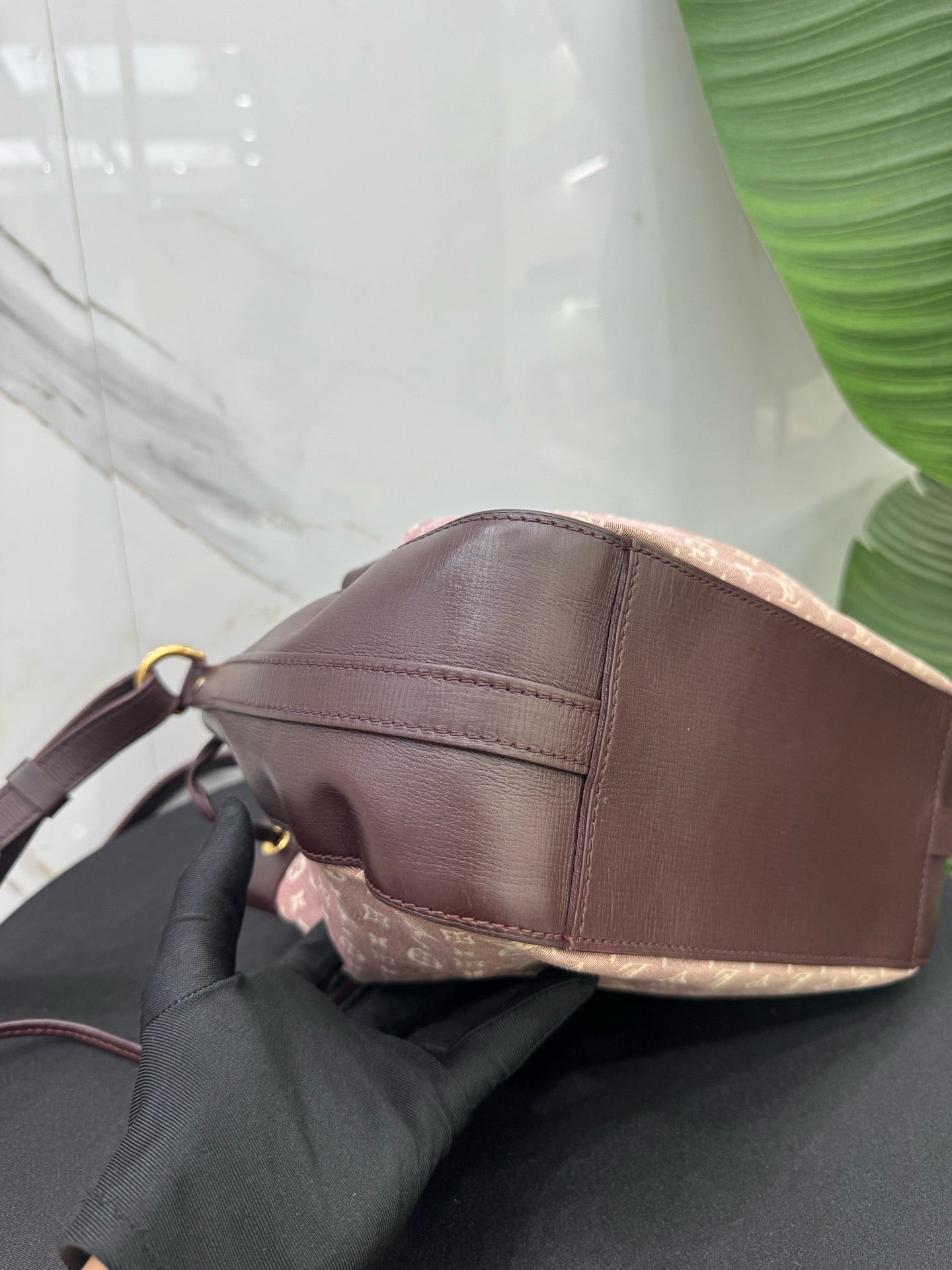 Louis Vuitton - Denim Monogram Bucket Bag - Denim - Jeans - Pink - (medium)