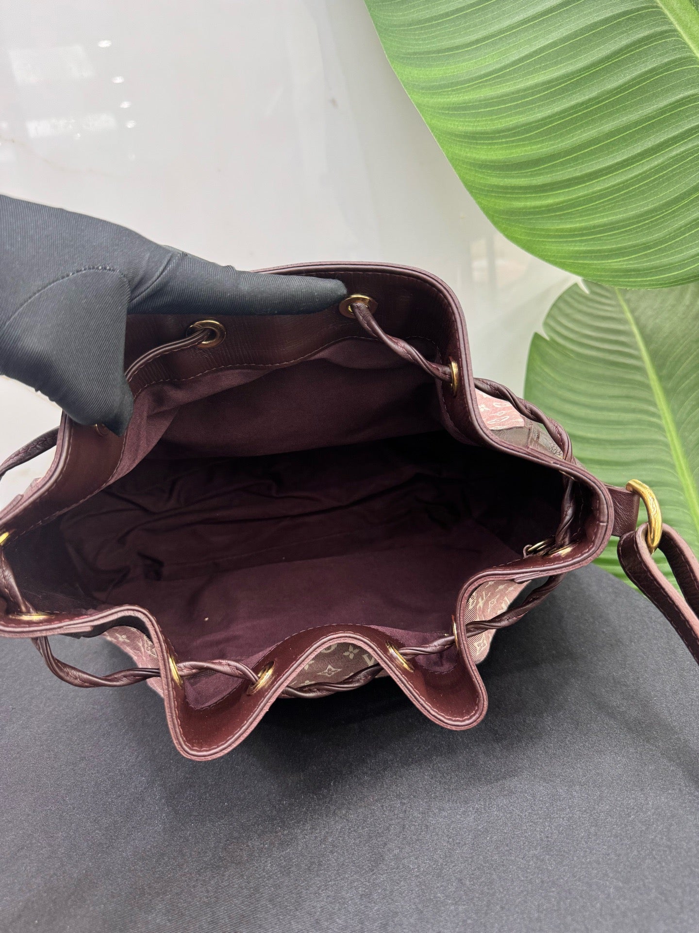 Louis Vuitton - Denim Monogram Bucket Bag - Denim - Jeans - Pink - (medium)