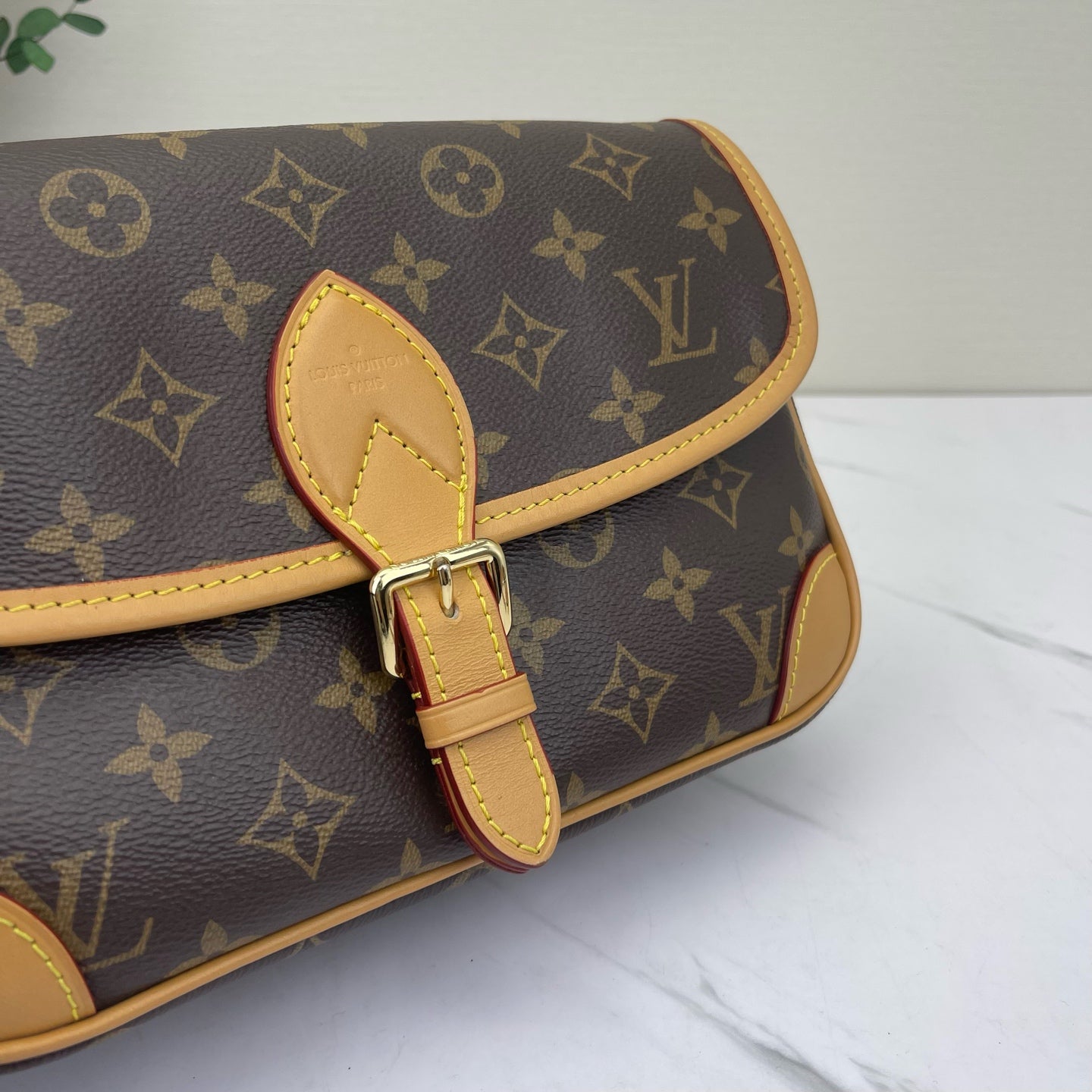 Louis Vuitton - Diane - Monogram canvas with Vachetta leather trim - Brown - (medium)