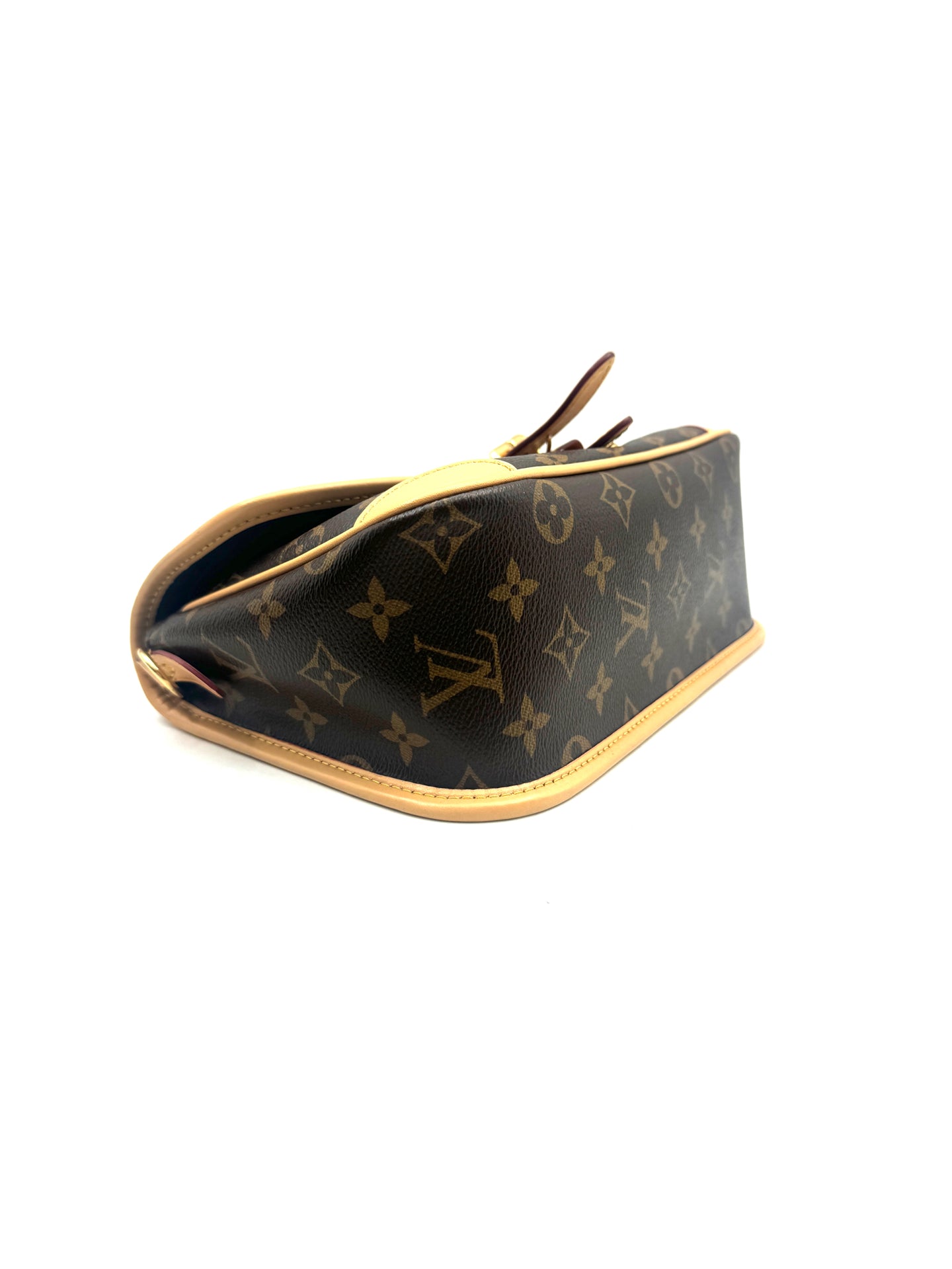 Louis Vuitton - Diane PM - Monogram coated canvas and natural cowhide leather - Brown - (small)
