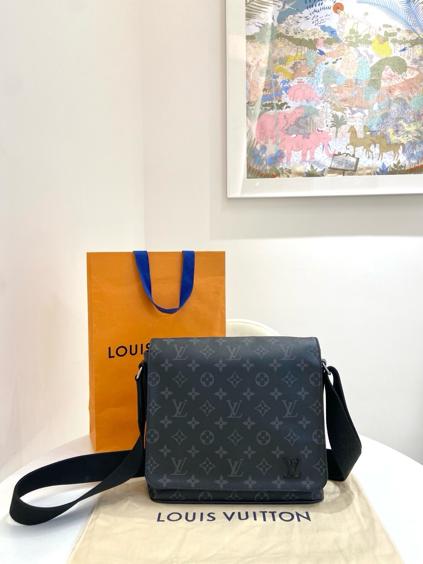 Louis Vuitton - District - Cloth - Black - (medium)