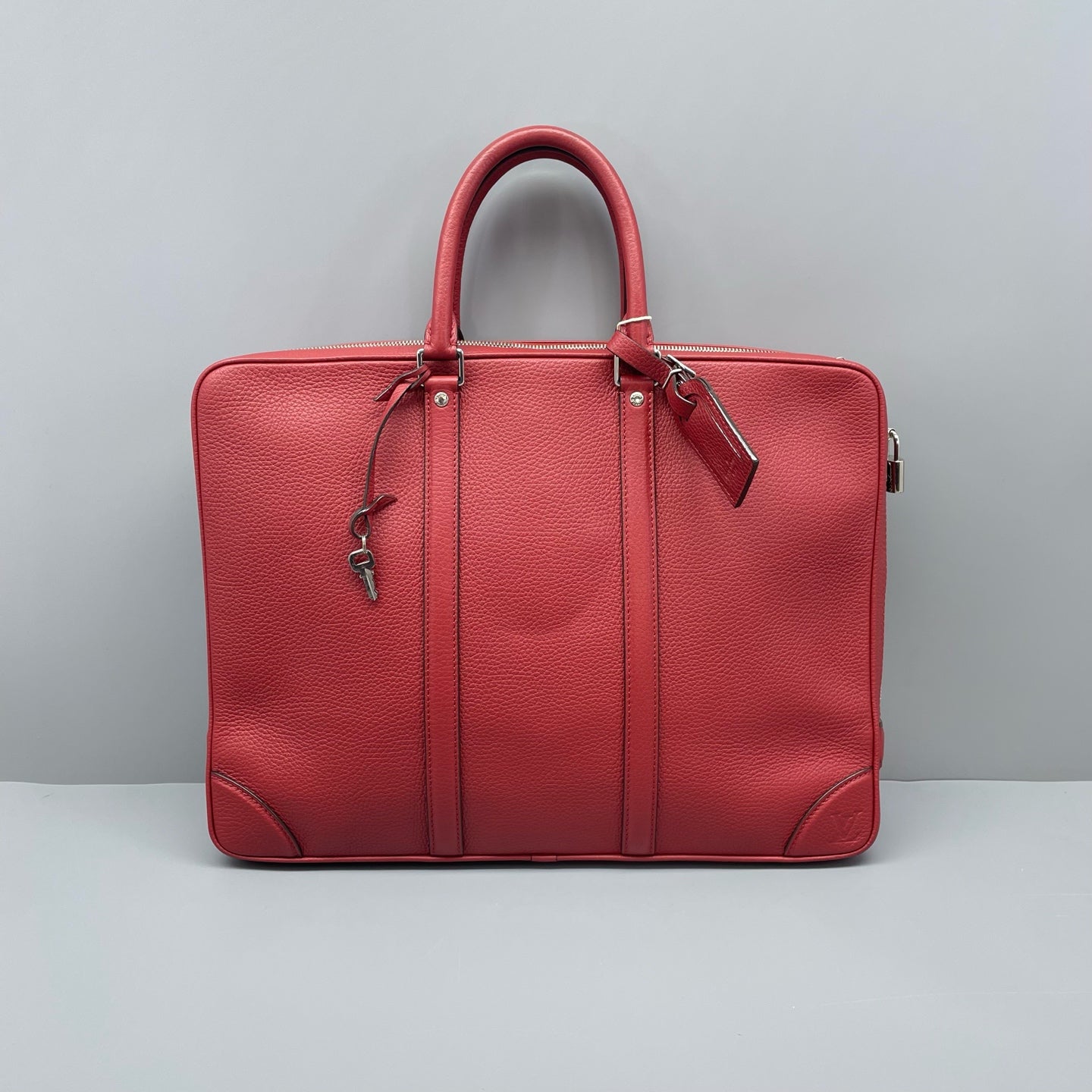Louis Vuitton - Dossier - Leather - Red - (Large)