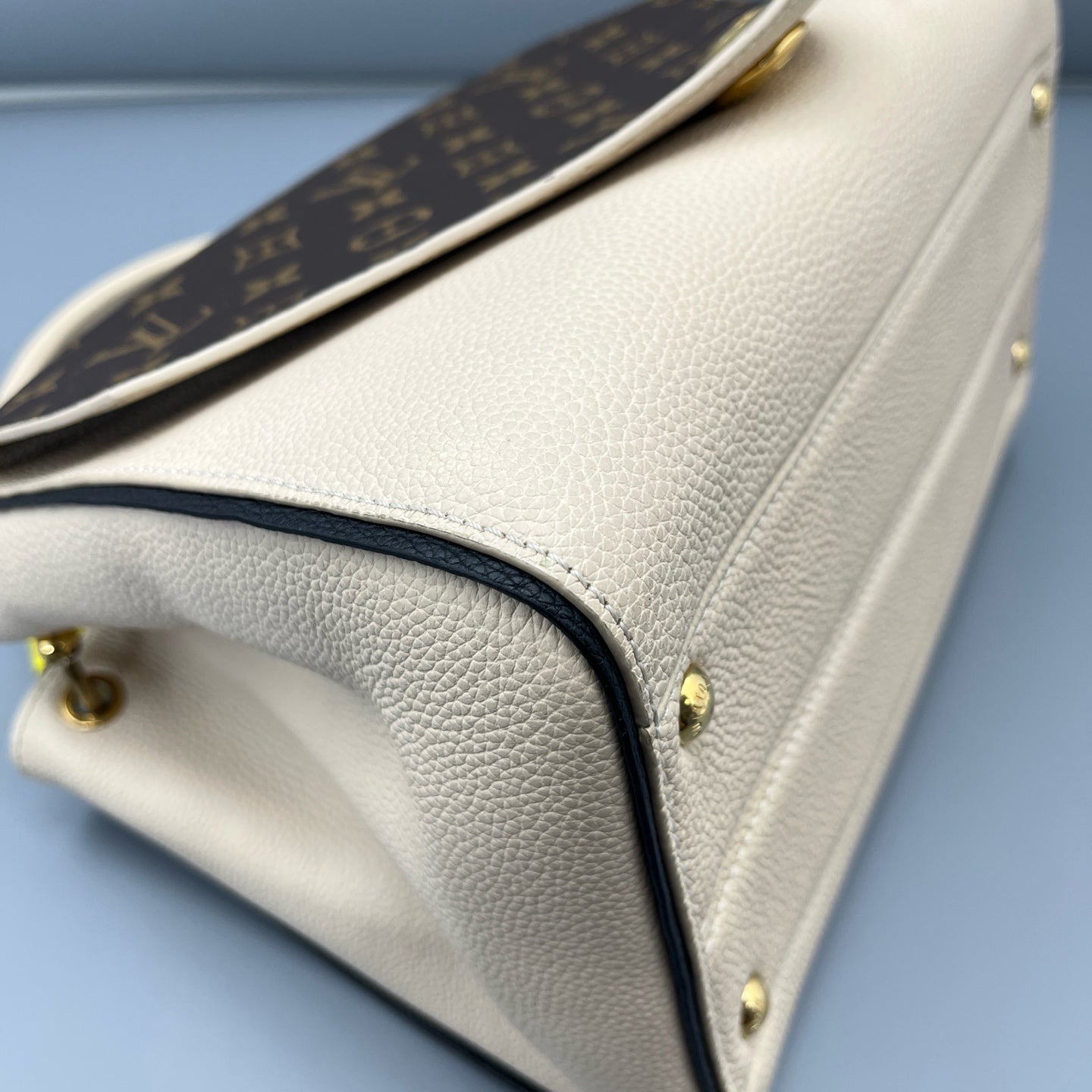 Louis Vuitton - Double V Handbag - Coated canvas and leather - Beige and Brown Monogram - (medium)