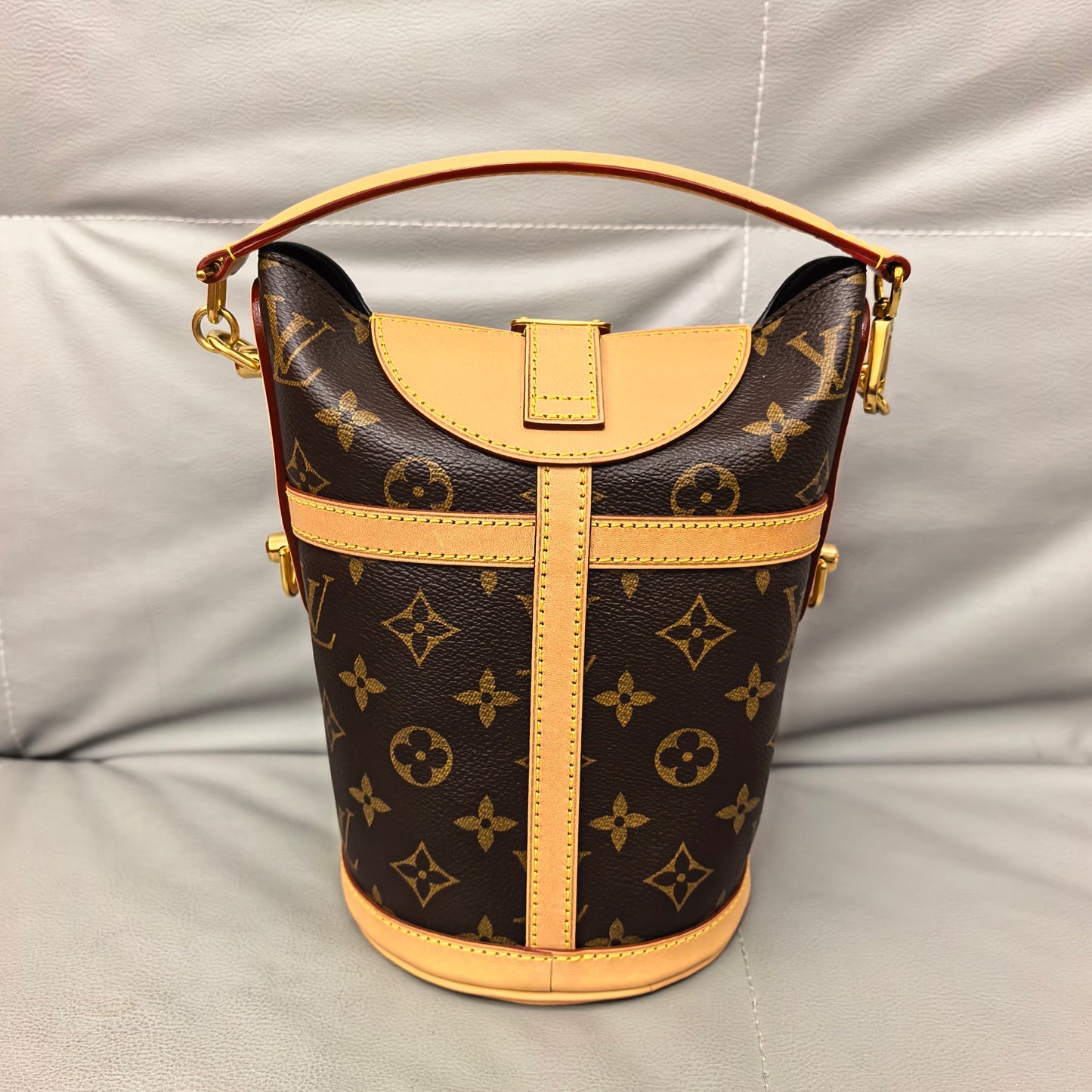 Louis Vuitton - Duffle - Leather - Brown - (small)