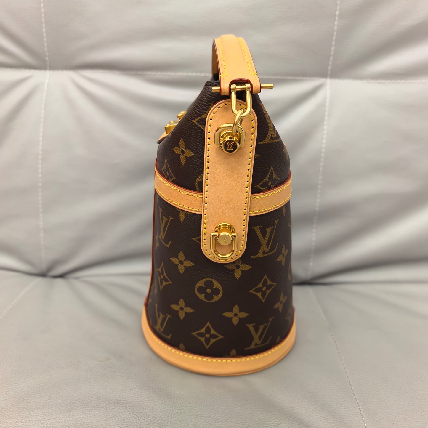 Louis Vuitton - Duffle - Leather - Brown - (small)