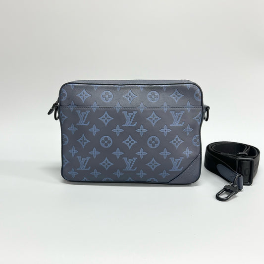 Louis Vuitton - Duo Messenger Bag - Leather - Blue - (small)