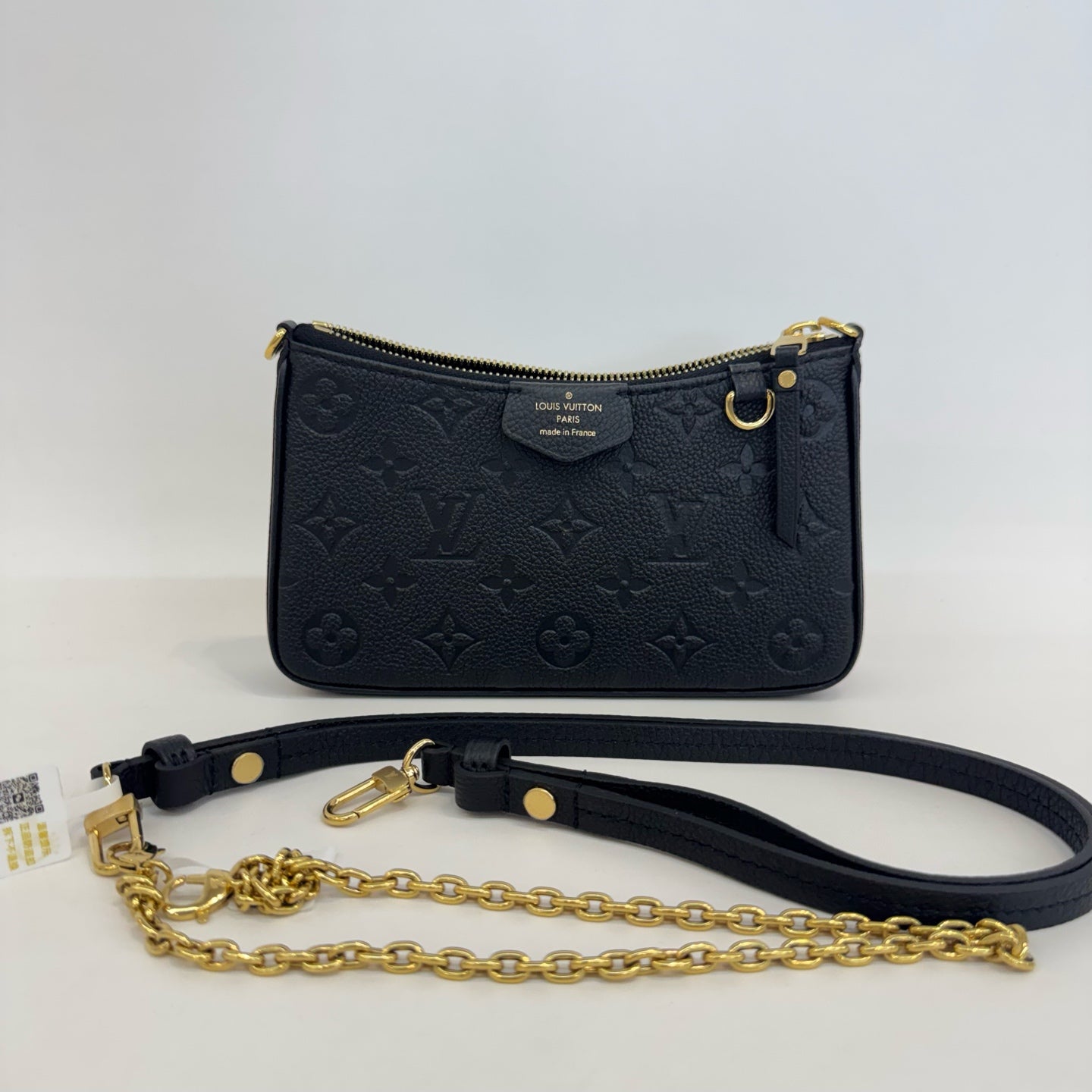 Louis Vuitton - Easy Pouch on Strap - Leather - Black - (mini)
