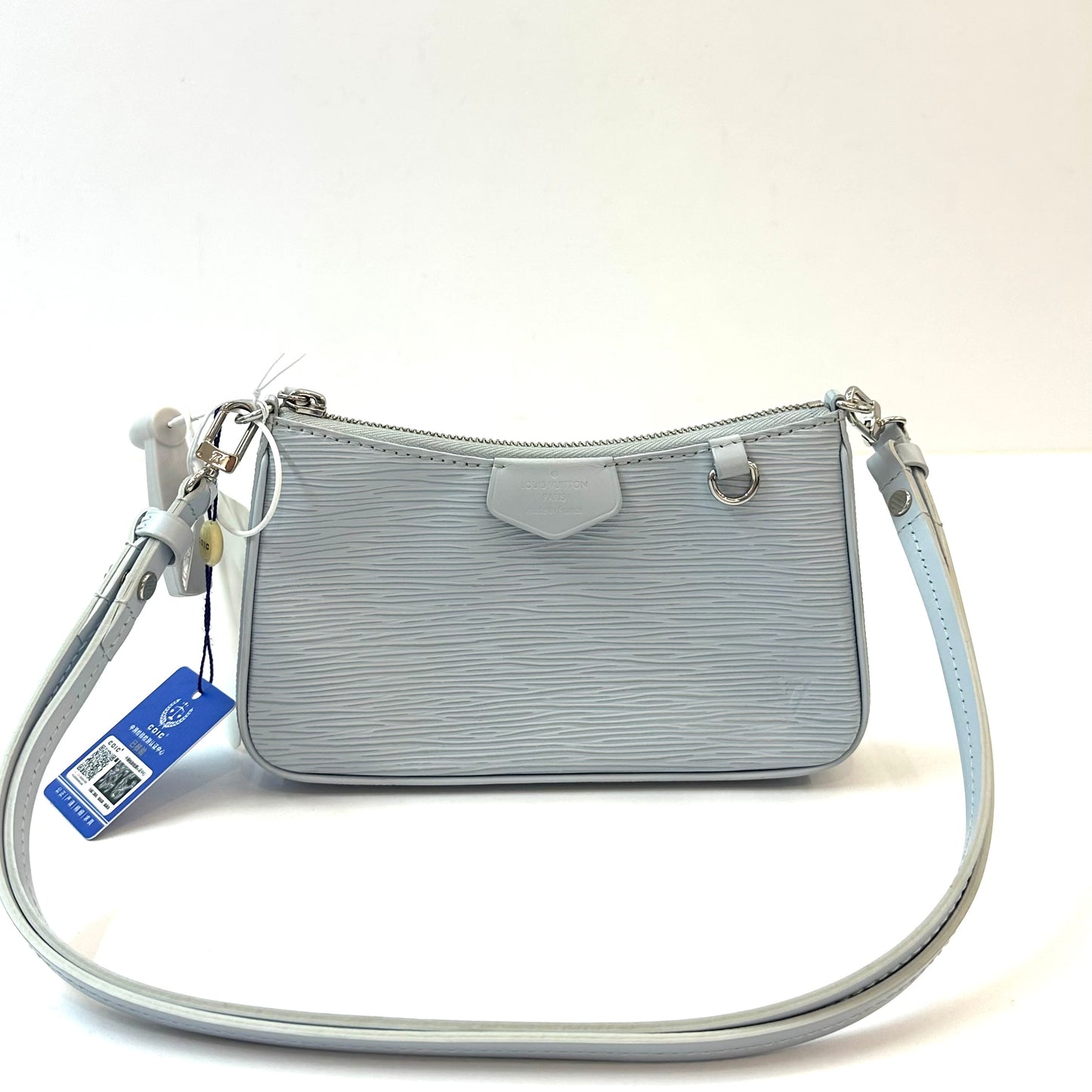 Louis Vuitton - Easy Pouch on Strap - Leather - Blue - (mini)