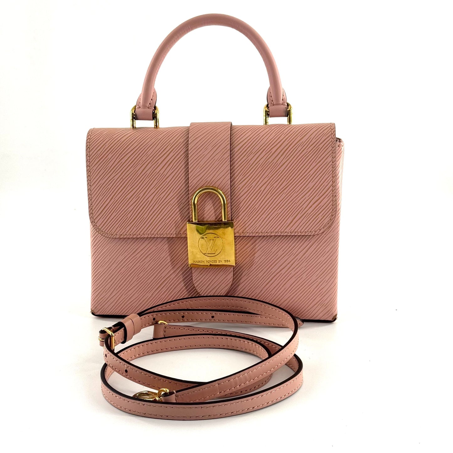 Louis Vuitton - Epi Padlock Flap Bag - Epi leather - Pink - (Mini)