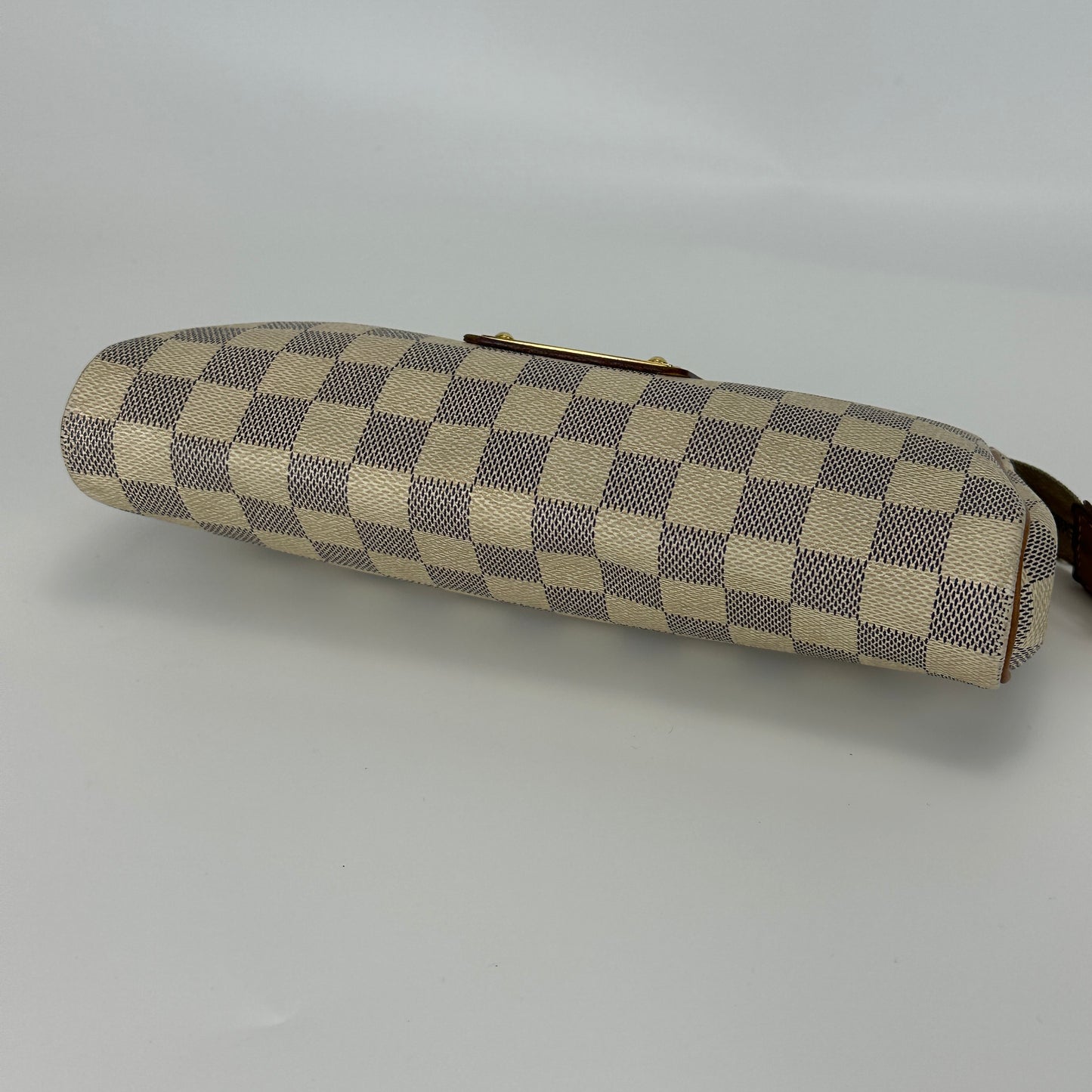 Louis Vuitton - Eva Pouch - Damier Azur coated canvas with natural cowhide leather trim - White - (mini)