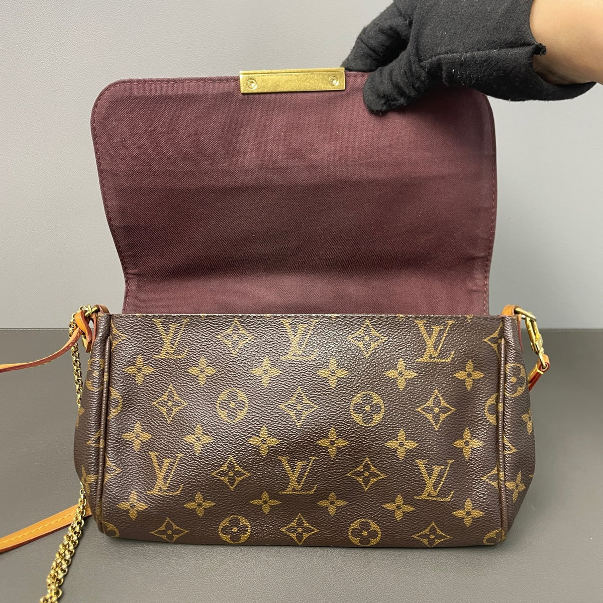 Louis Vuitton - Favorite crossbody bag - Leather - Brown - (small)