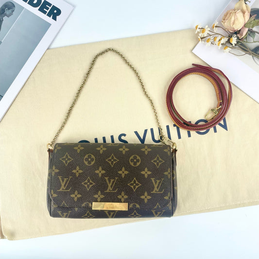 Louis Vuitton - Favorite - Leather - Brown - (mini)