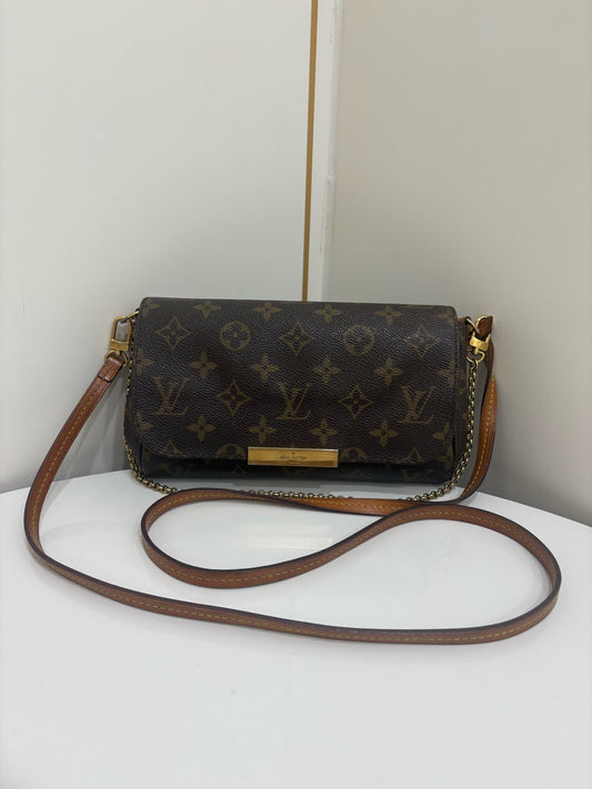 Louis Vuitton - Favorite - Leather - Brown - (small)