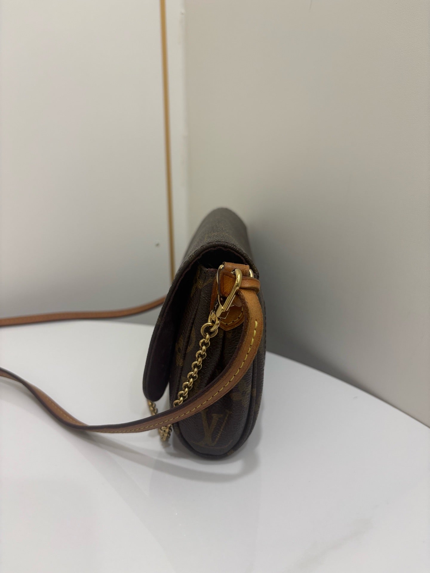 Louis Vuitton - Favorite - Leather - Brown - (small)