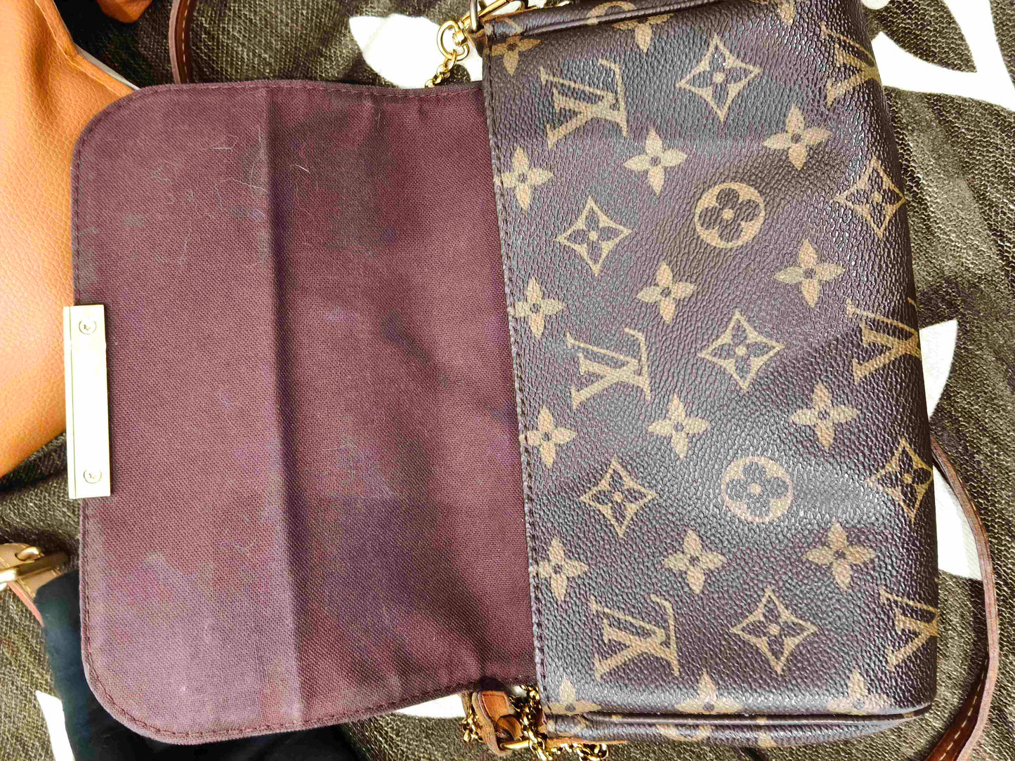Louis Vuitton - Favorite - Leather - Brown - (small)
