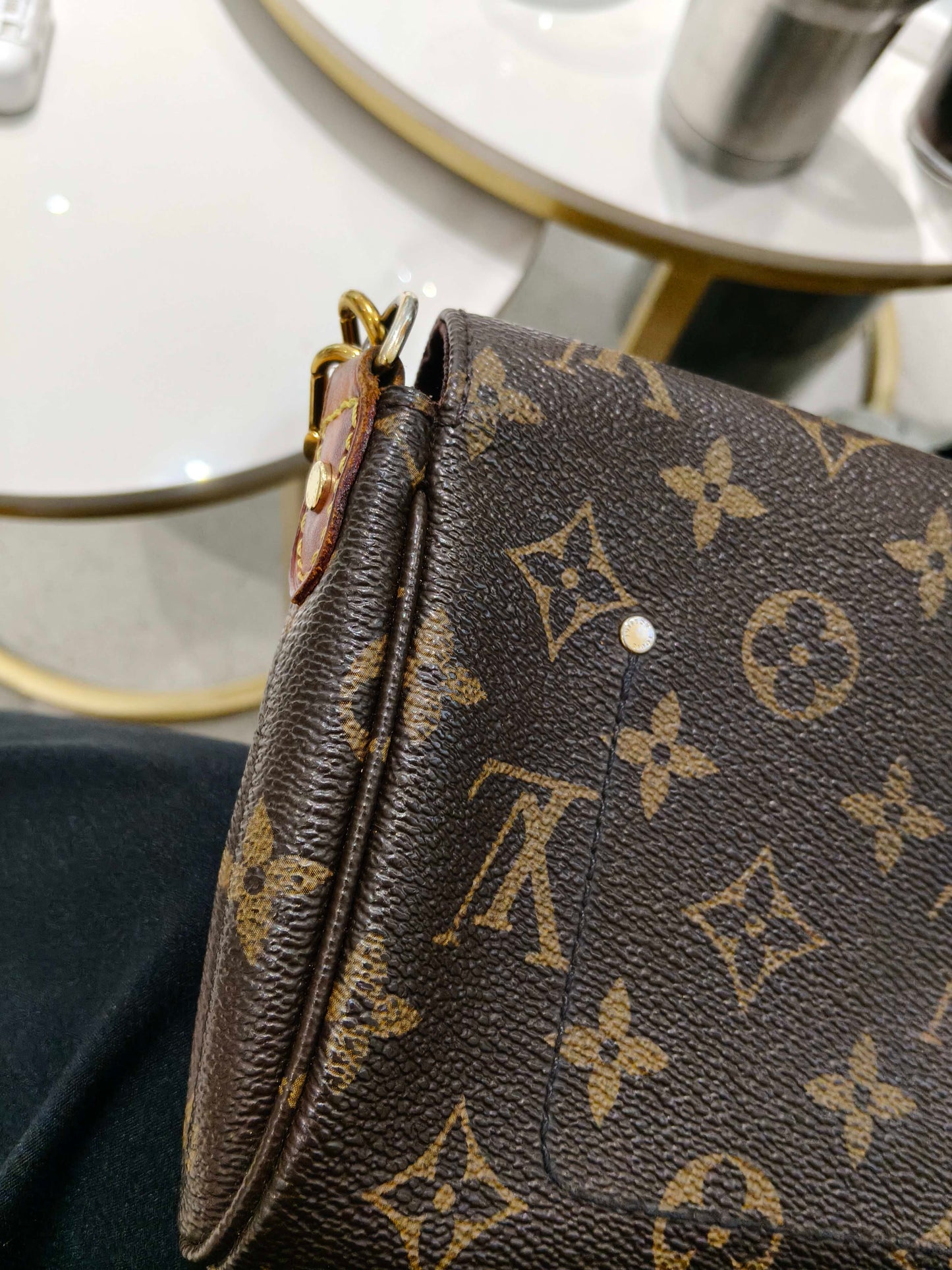 Louis Vuitton - Favorite - Leather - Brown - (small)