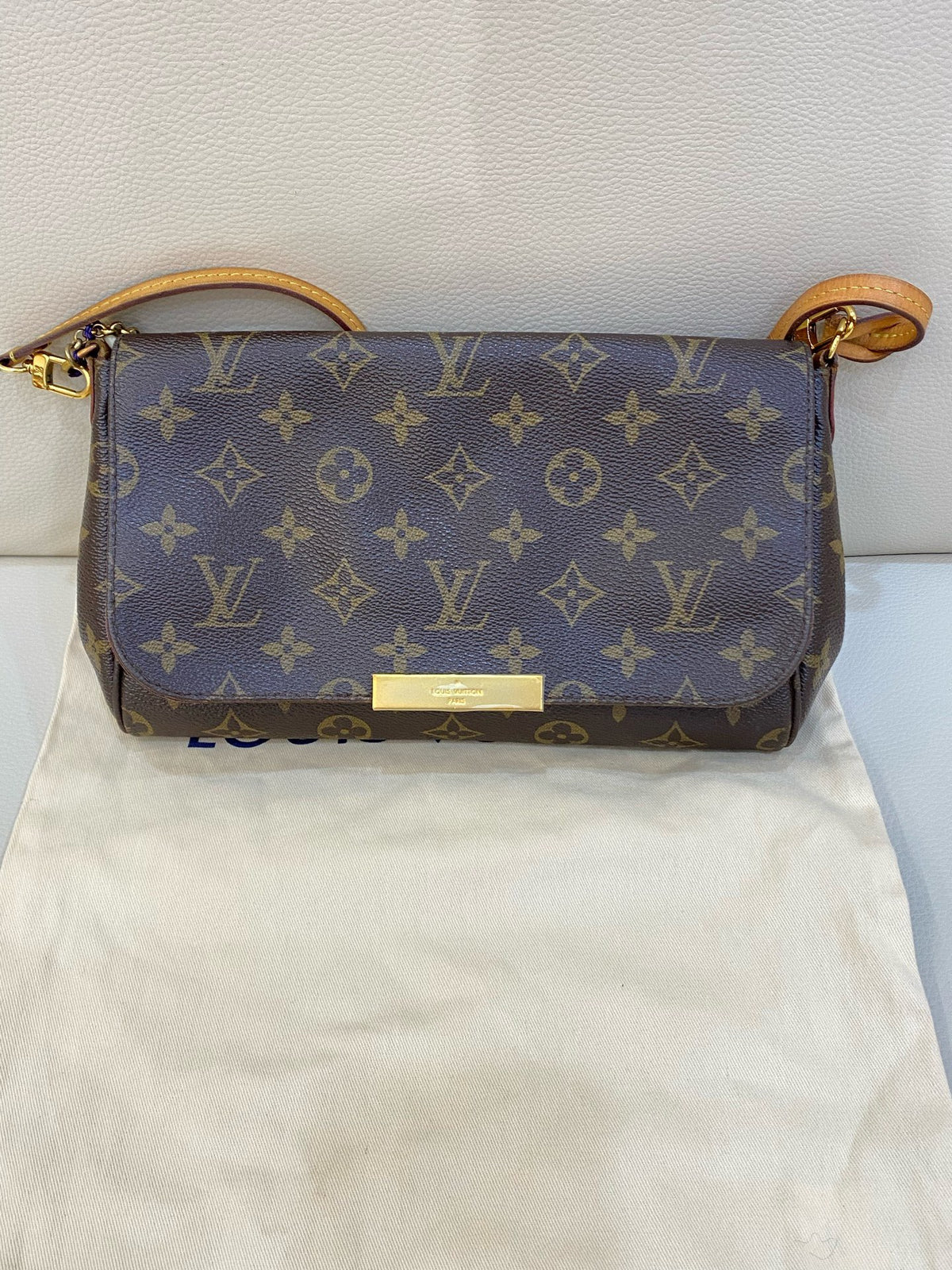 Louis Vuitton - Favorite Medium - Cloth - Brown - (medium)