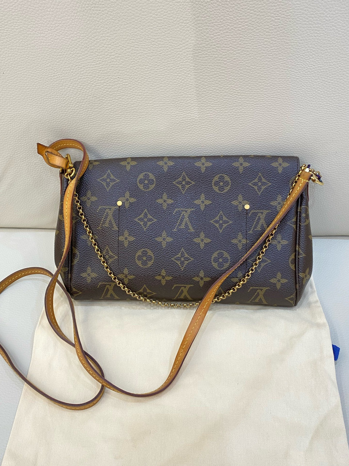 Louis Vuitton - Favorite Medium - Cloth - Brown - (medium)