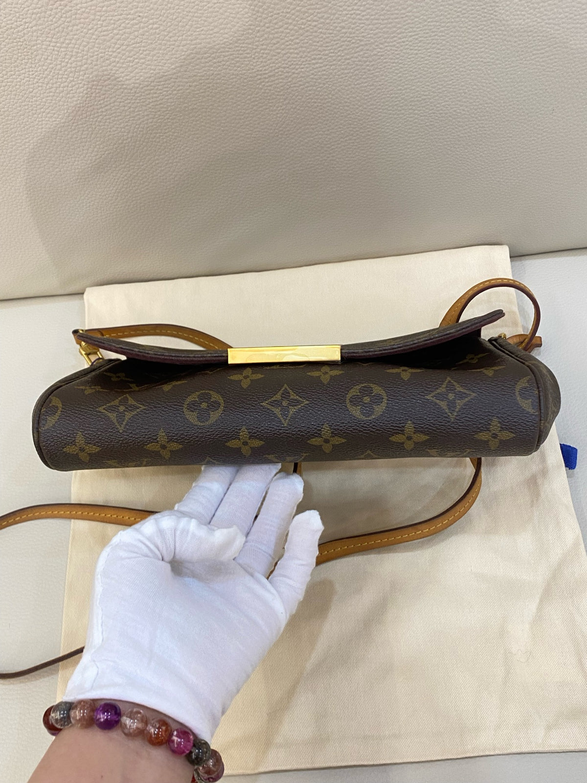 Louis Vuitton - Favorite Medium - Cloth - Brown - (medium)