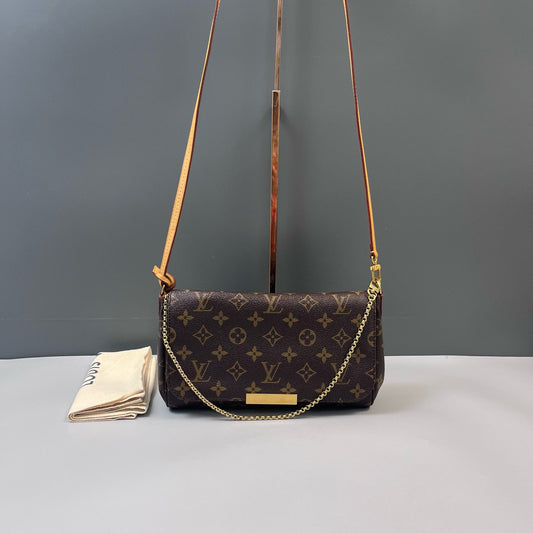 Louis Vuitton - Favorite MM - Monogram coated canvas with Vachetta leather trim - Brown - (medium)