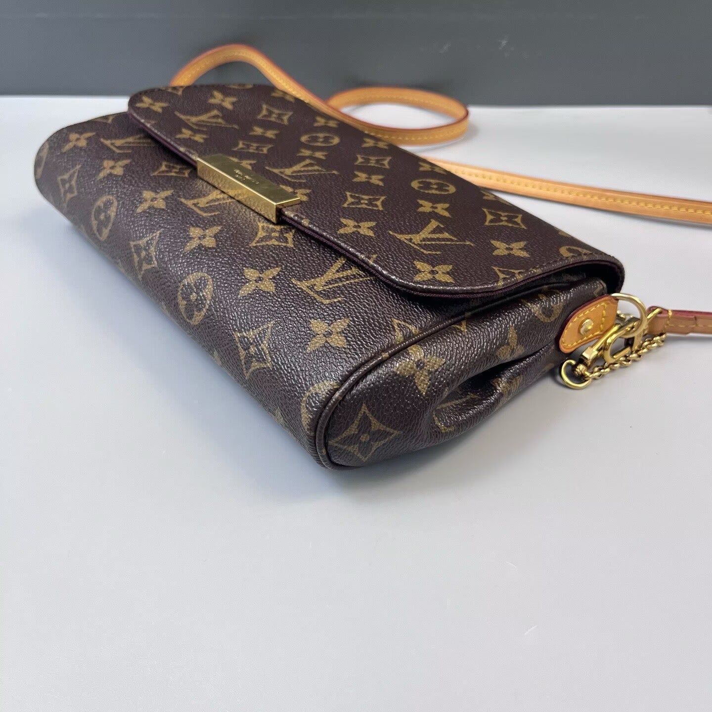 Louis Vuitton - Favorite MM - Monogram coated canvas with Vachetta leather trim - Brown - (medium)