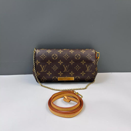 Louis Vuitton - Favorite - Monogram canvas with Vachetta leather trim - Brown - (Small)
