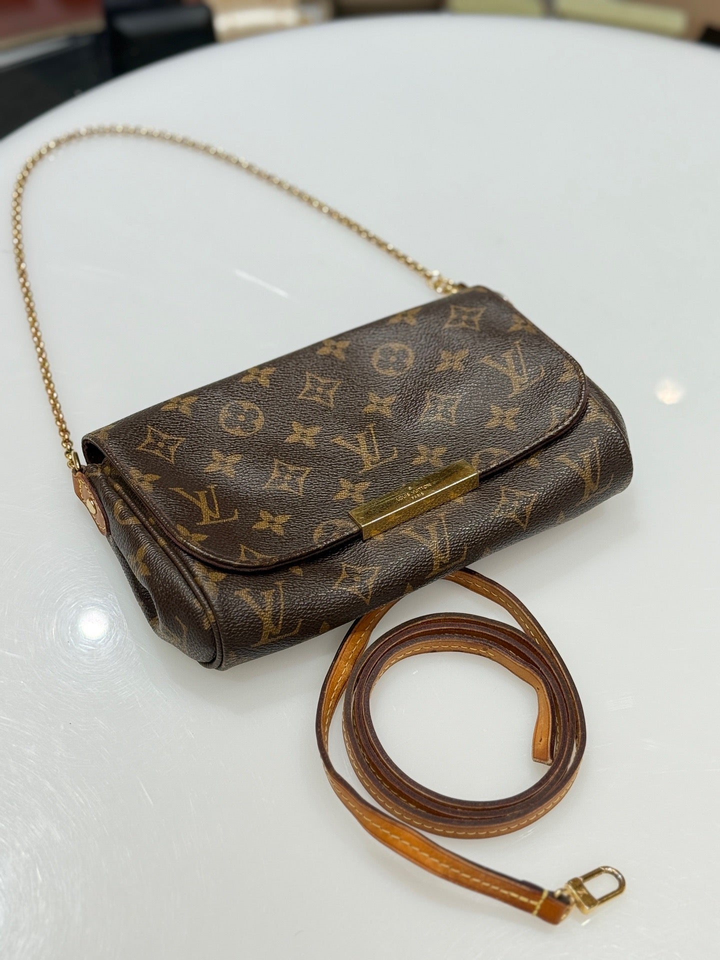 Louis Vuitton - Favorite PM - Cloth - Brown - (small)