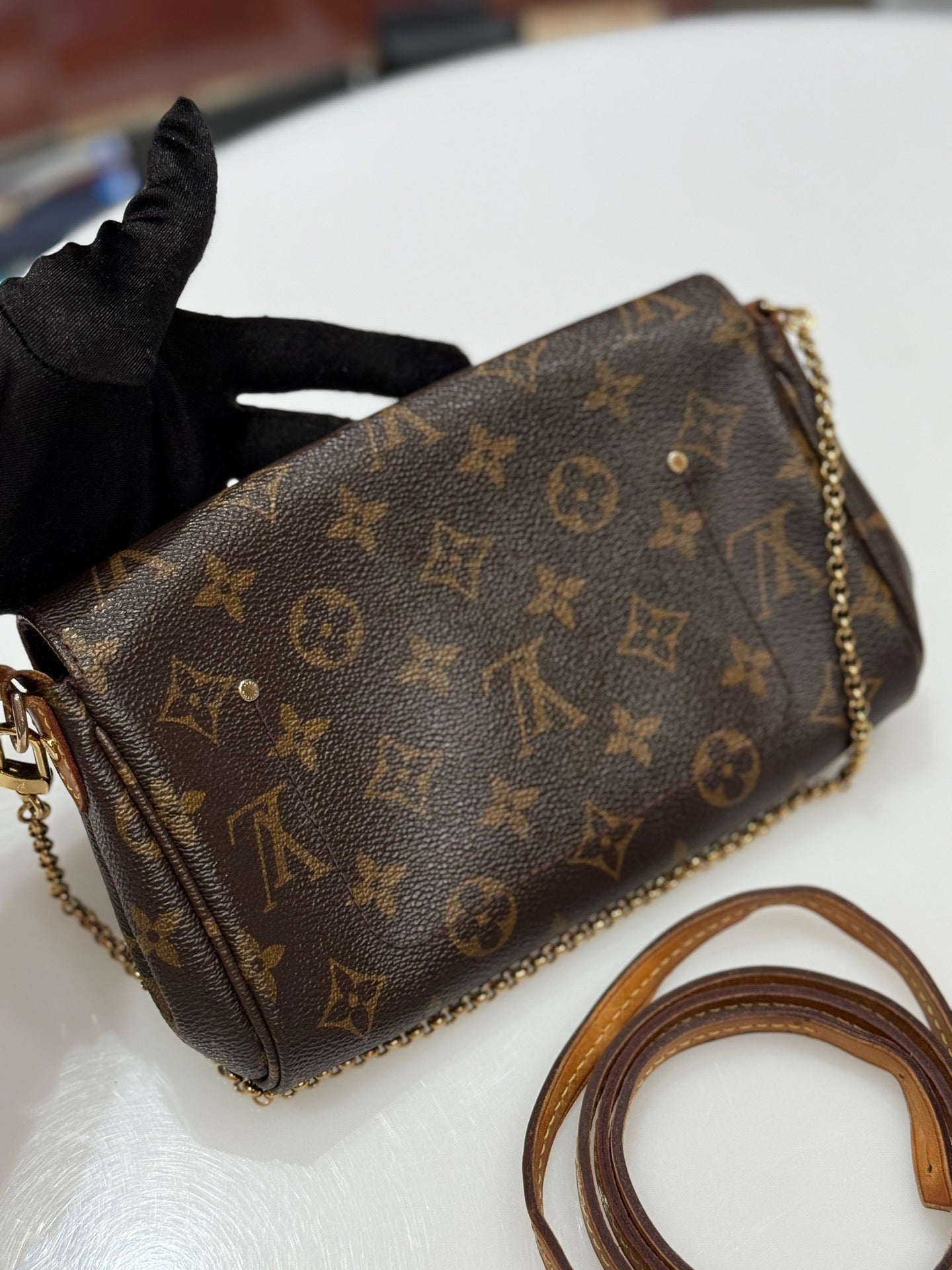 Louis Vuitton - Favorite PM - Cloth - Brown - (small)