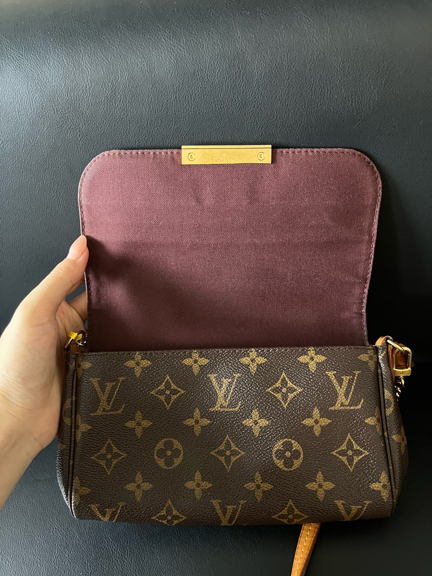 Louis Vuitton - Favorite PM - Cloth - Brown - (small)