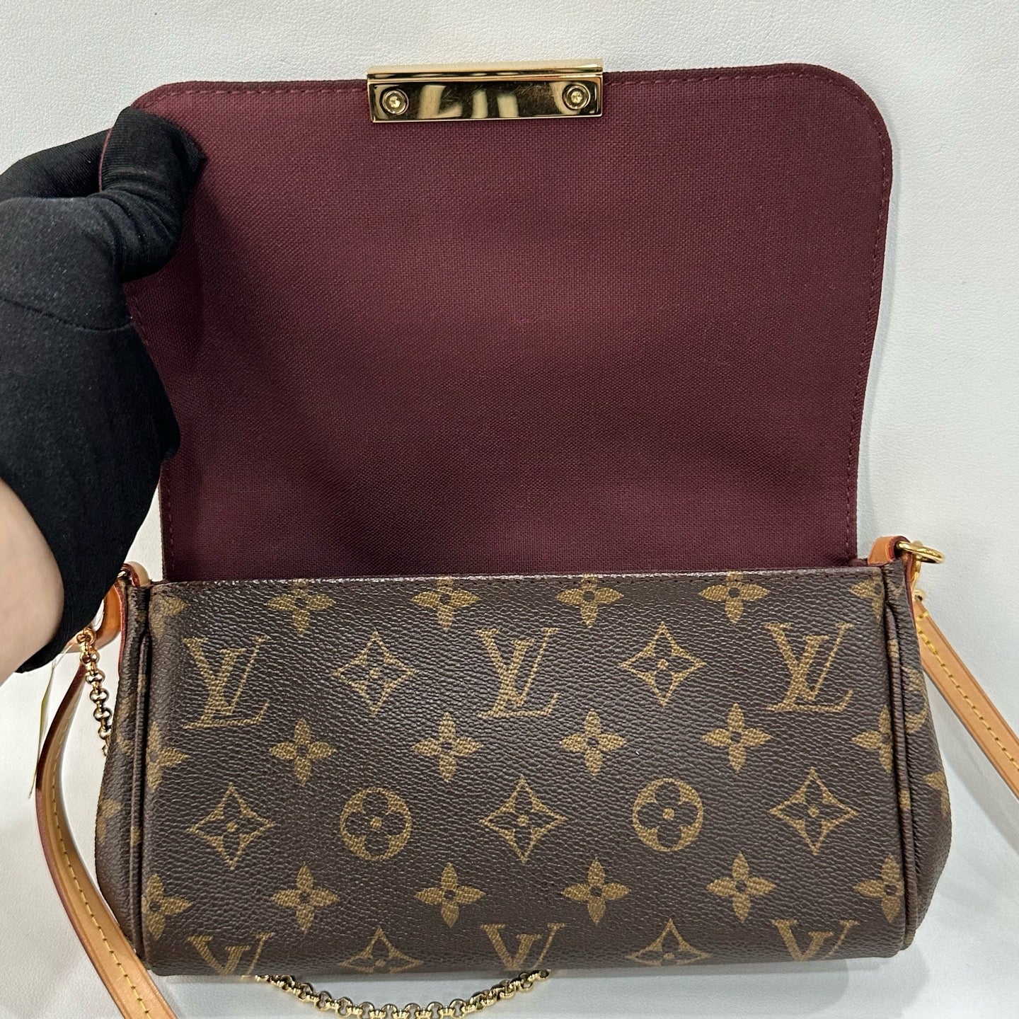 Louis Vuitton - Favorite PM - Cloth - Brown - (small)