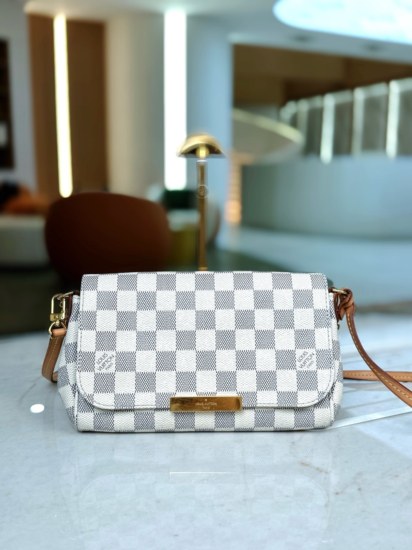 Louis Vuitton - Favorite PM - Coated canvas - White - (Small)