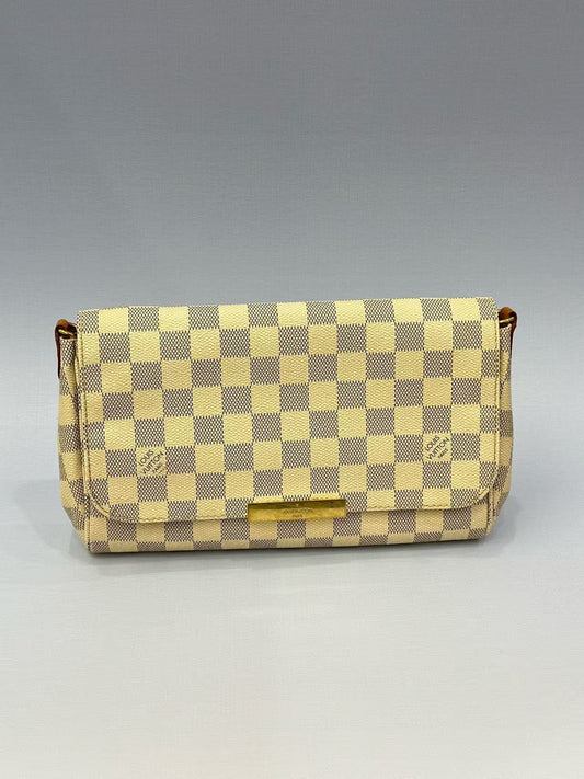 Louis Vuitton - Favorite PM - Damier Azur coated canvas with natural cowhide leather trim - White - (small)