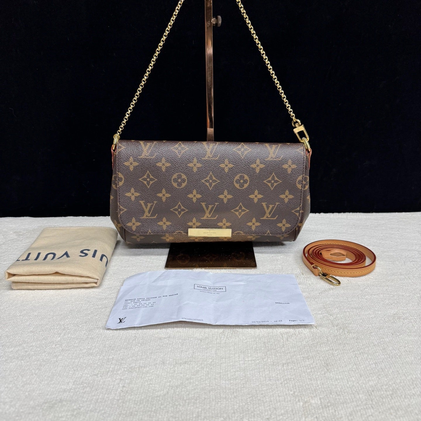 Louis Vuitton - Favorite - Synthetic - Brown - (Medium)