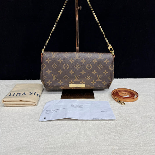 Louis Vuitton - Favorite - Synthetic - Brown - (Medium)