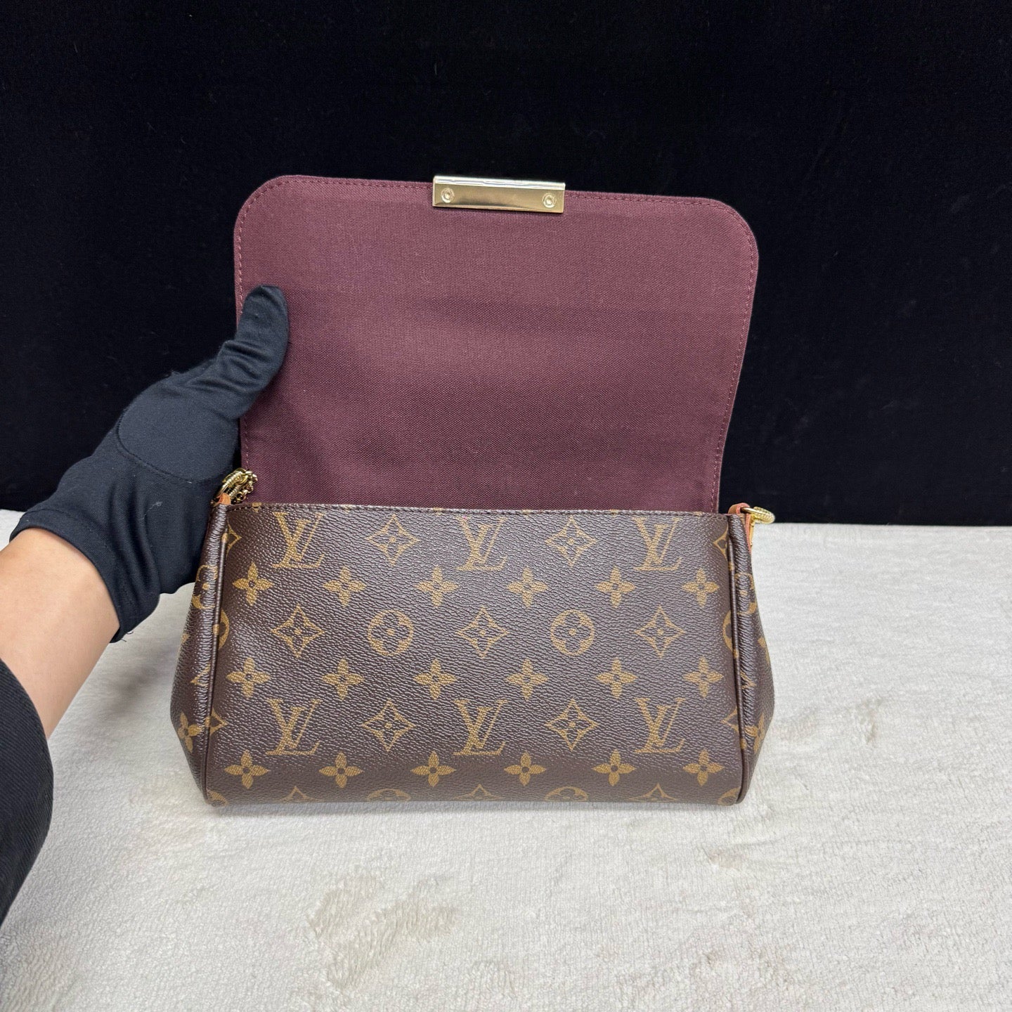 Louis Vuitton - Favorite - Synthetic - Brown - (Medium)
