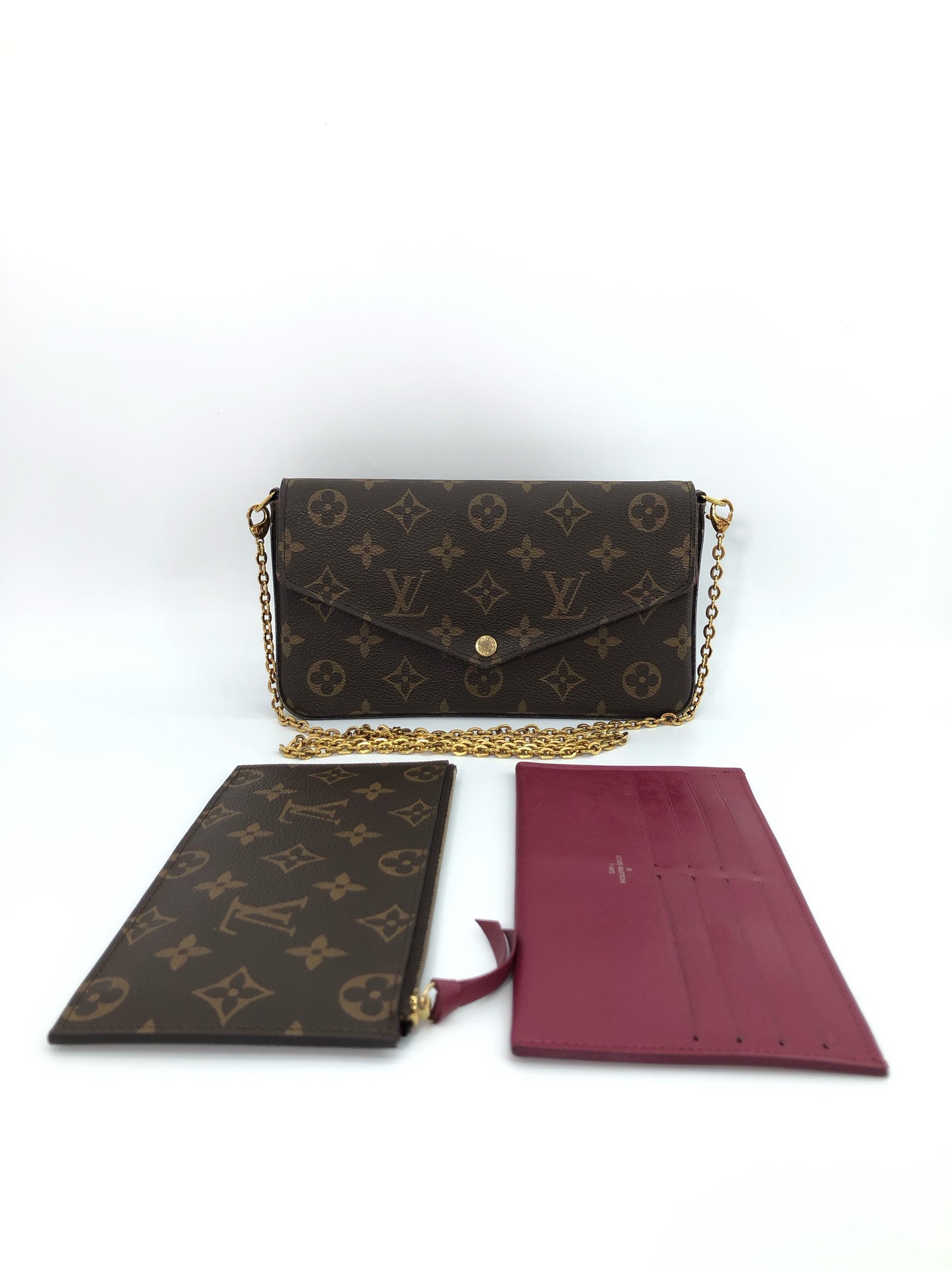 Louis Vuitton - Felicie - Cloth - Brown - (mini)