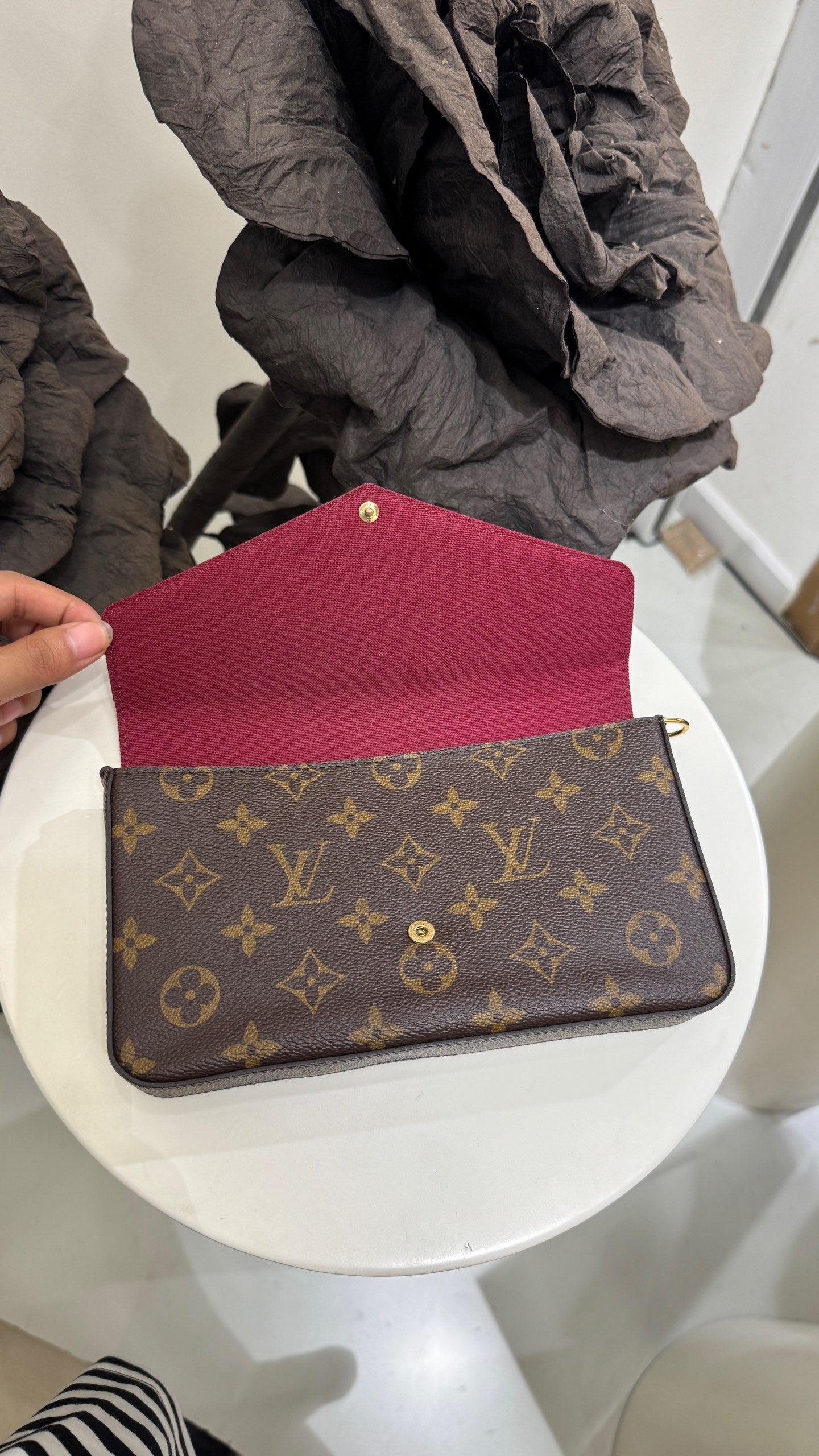 Louis Vuitton - Felicie - Cloth - Brown - (small)