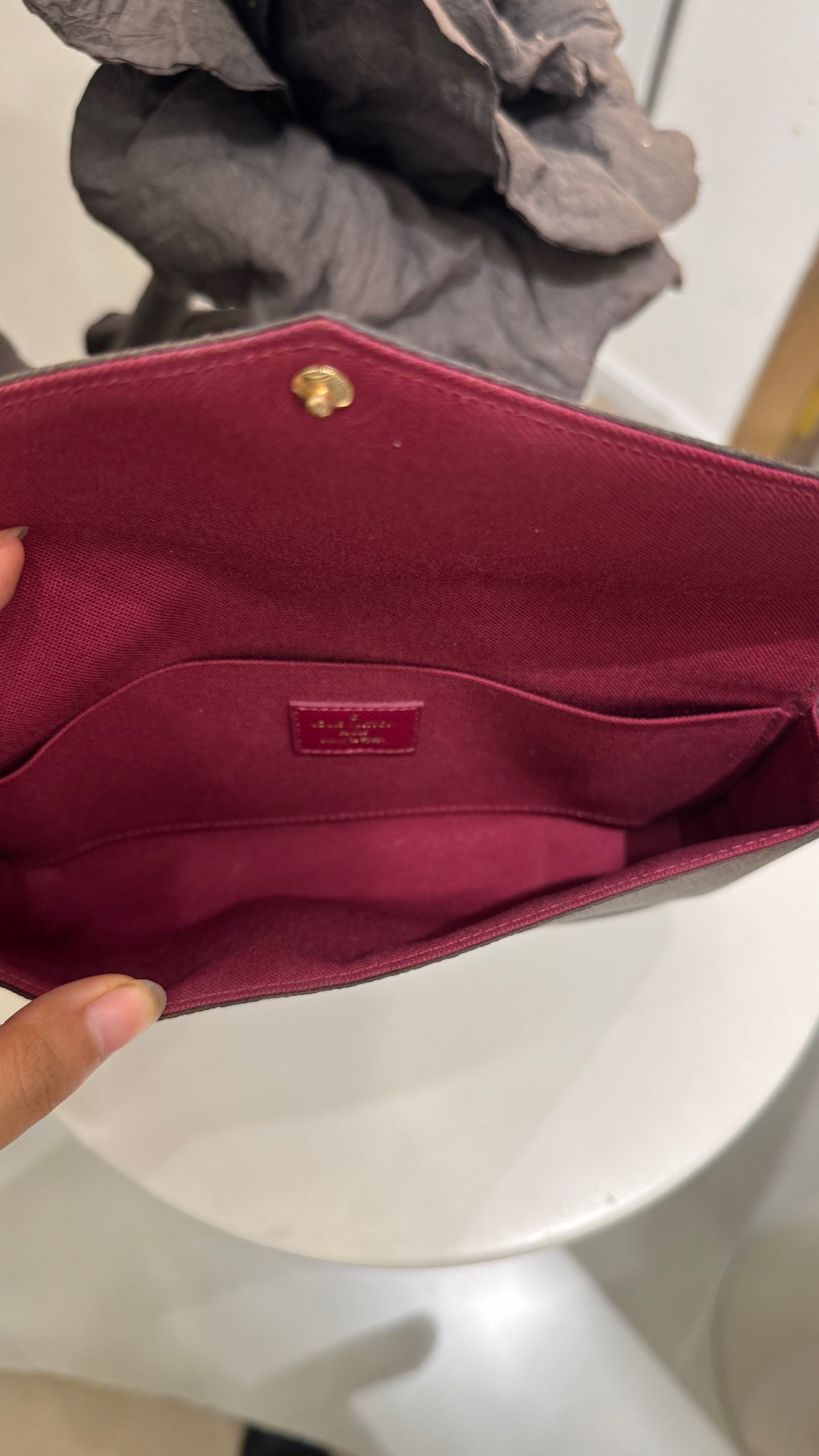 Louis Vuitton - Felicie - Cloth - Brown - (small)