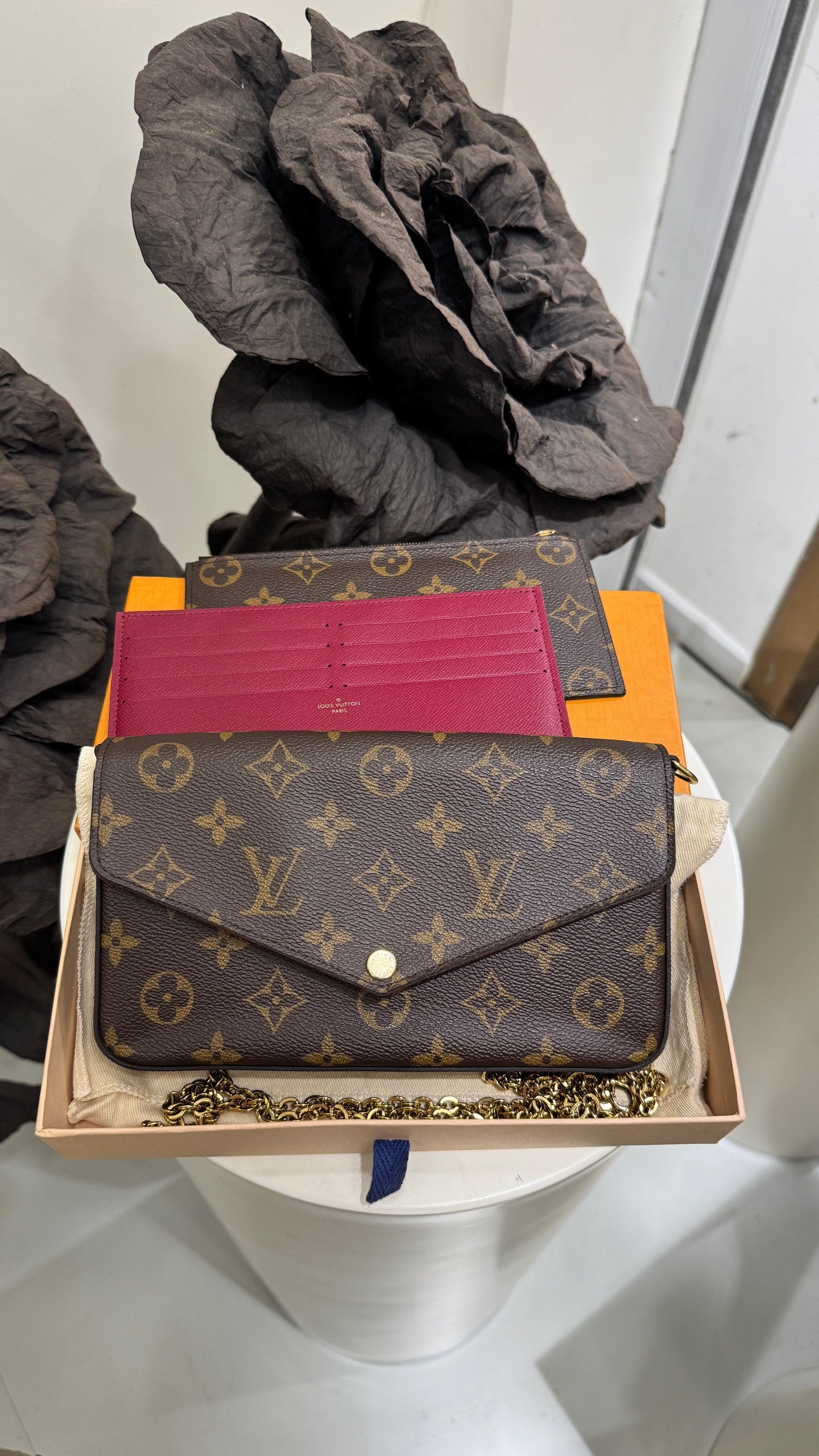 Louis Vuitton - Felicie - Cloth - Brown - (small)