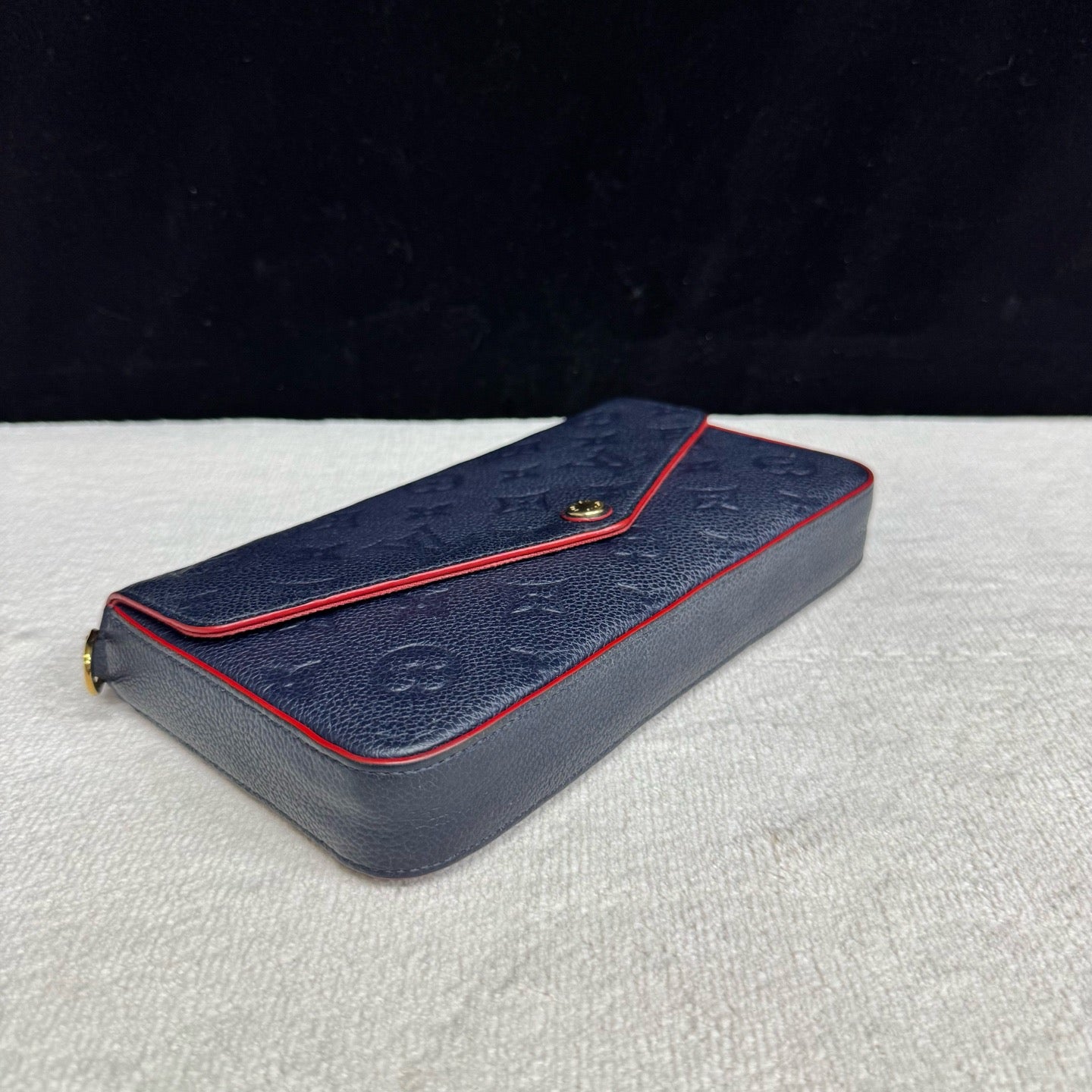 Louis Vuitton - Félicie Pochette - Leather - Blue - (mini)