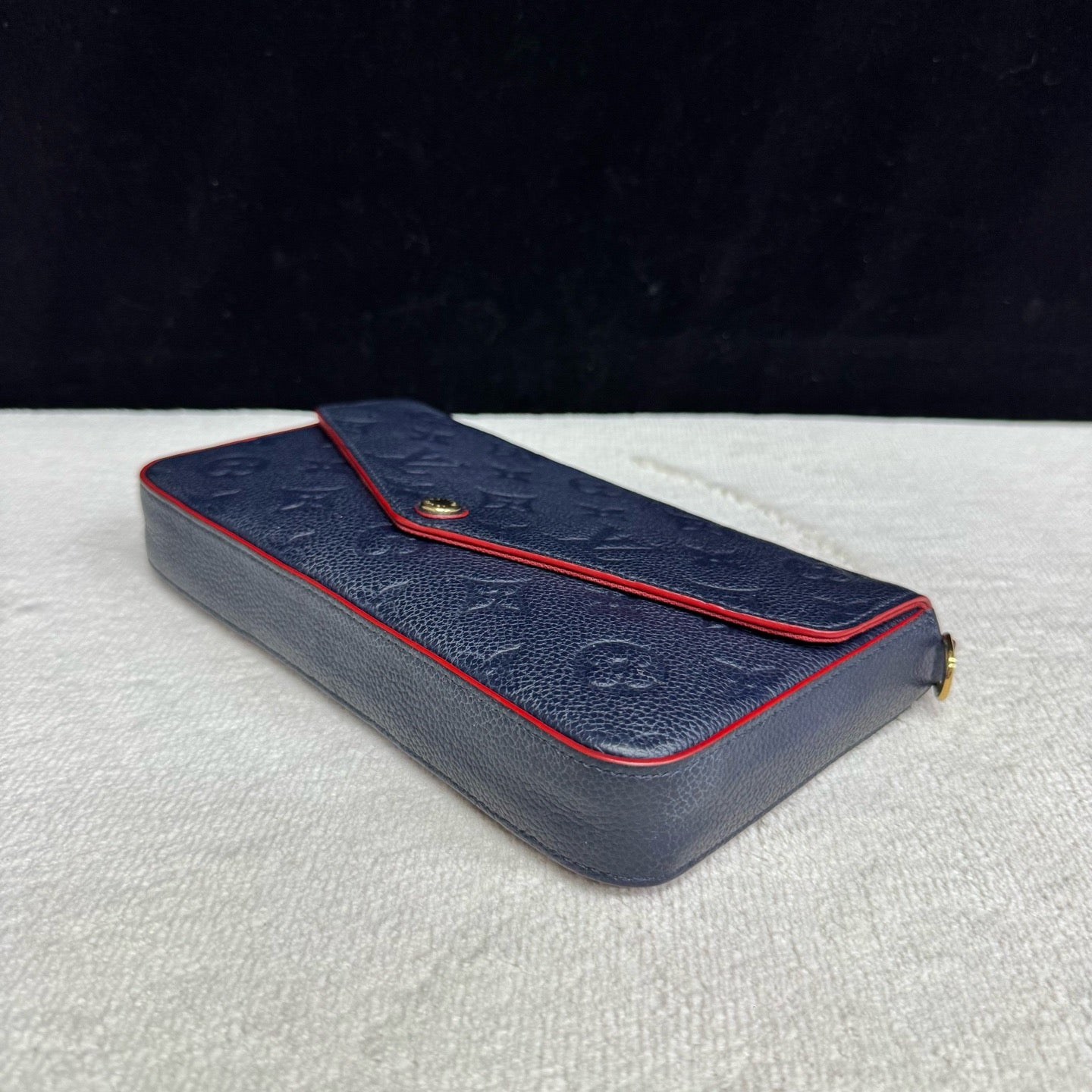 Louis Vuitton - Félicie Pochette - Leather - Blue - (mini)