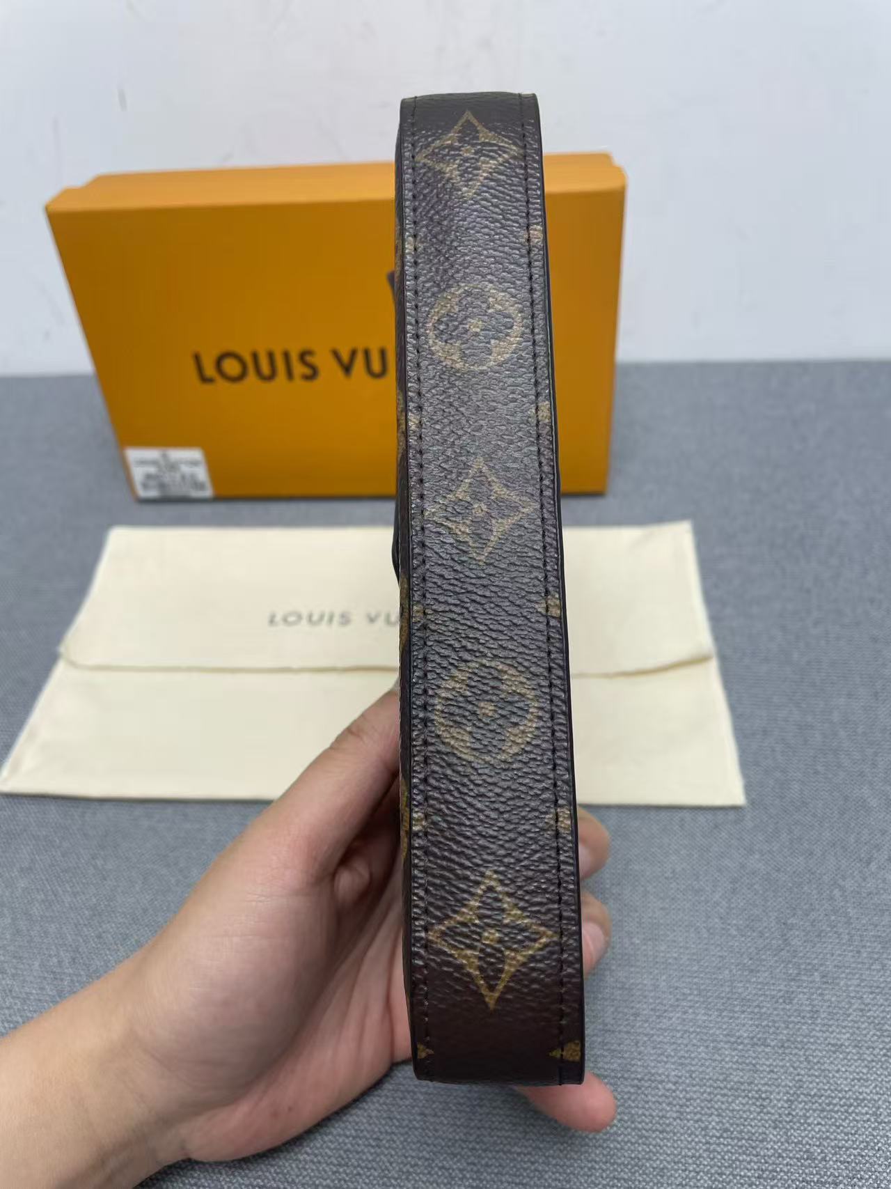 Louis Vuitton - Félicie Pochette - Monogram coated canvas - Brown - (mini)