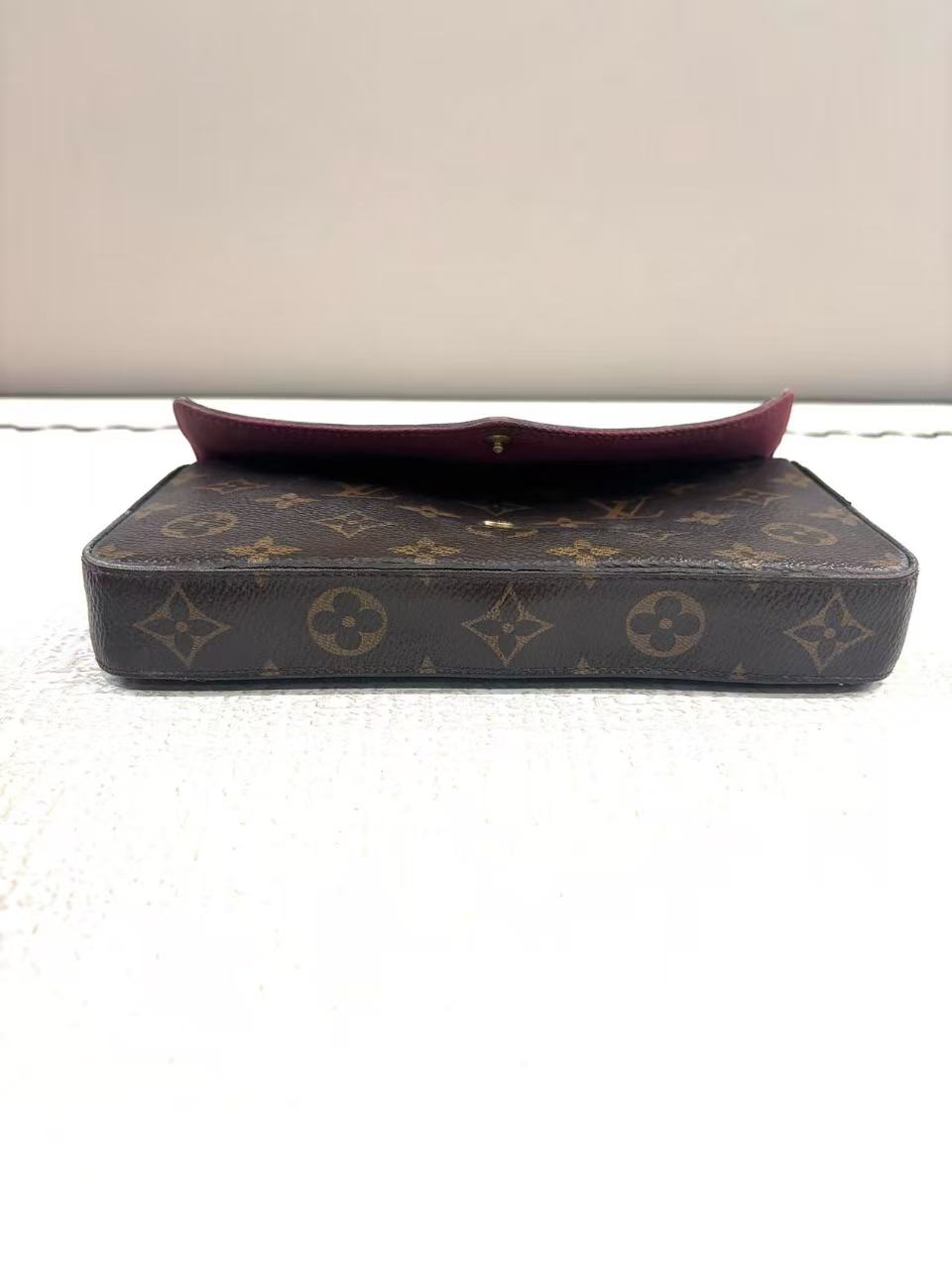 Louis Vuitton - Felicie Pochette - Monogram Coated Canvas with Cowhide Leather trim - Brown - (mini)