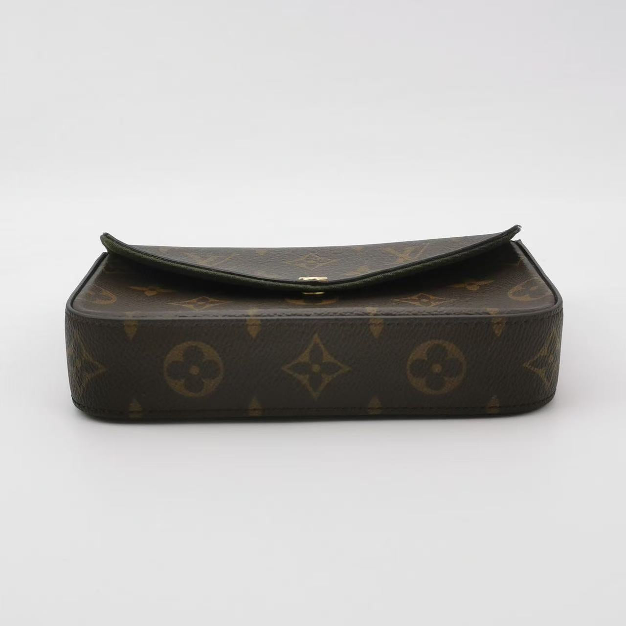 Louis Vuitton - Félicie Strap & Go - Monogram coated canvas - Brown - (mini)